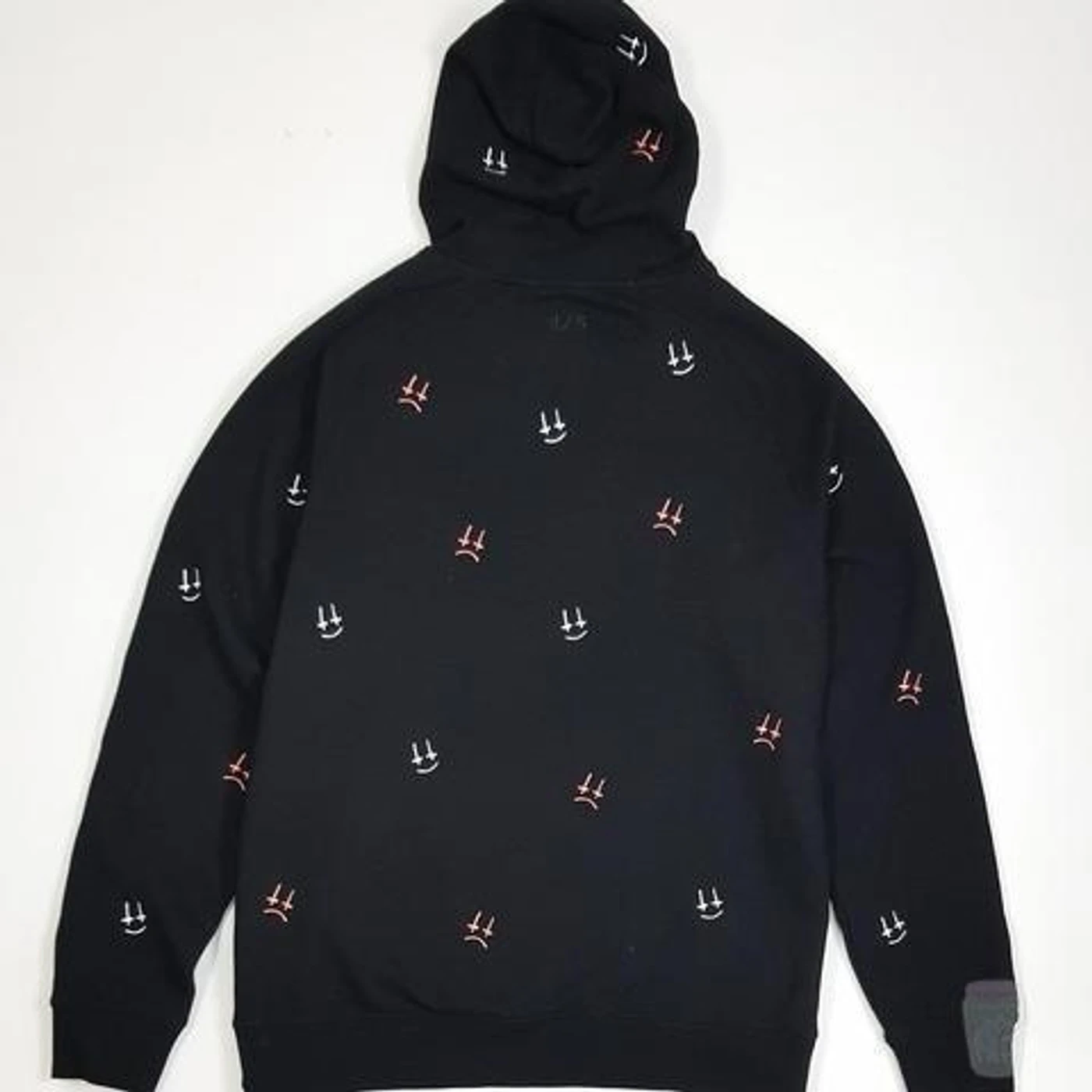 Blah Records All Over Cross Face Hoodie