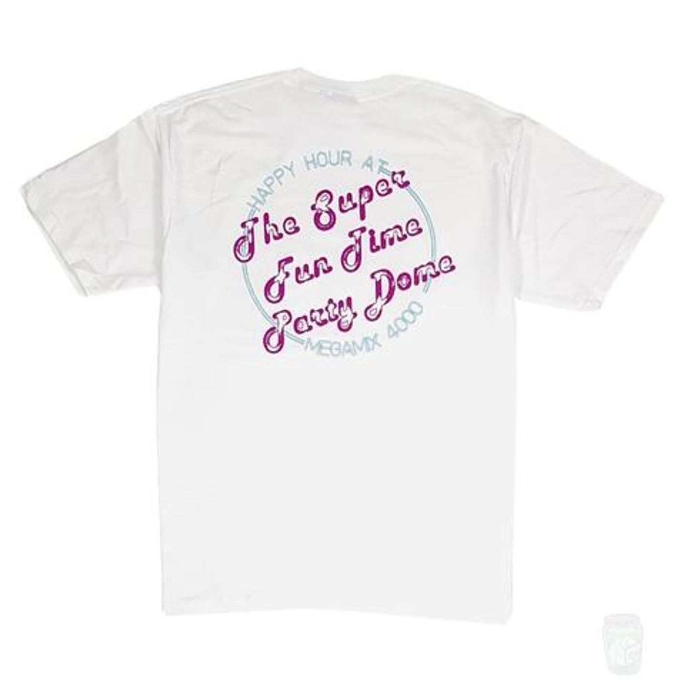 Blah Records 'Happy Hour' T-Shirt (White)
