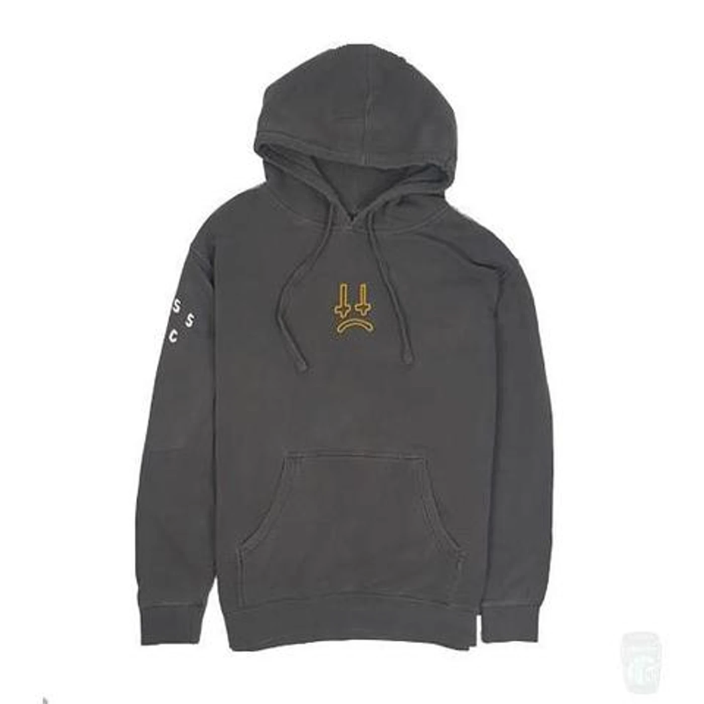 Blah Records Cross Face 'Faded' Hoodie