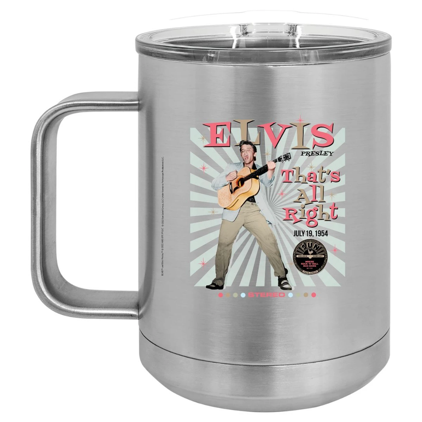 Elvis Presley That's All Right Polar Camel Travel Mug