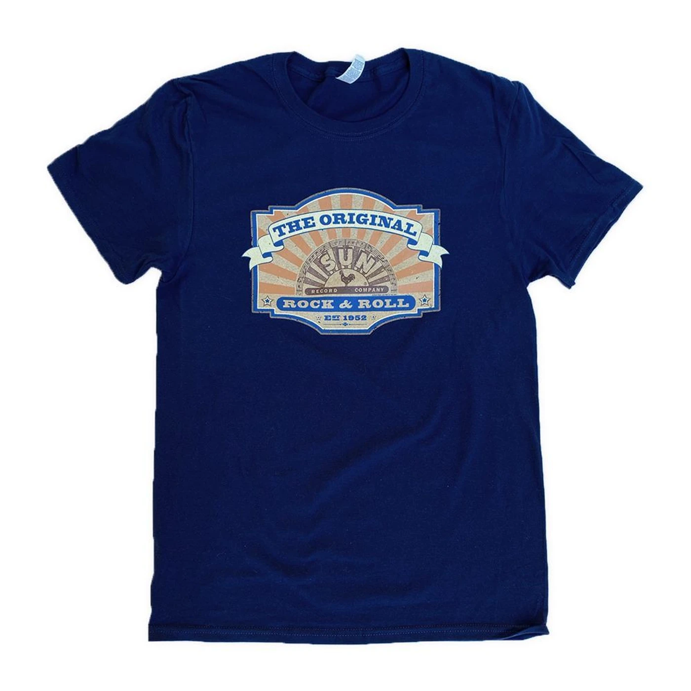 Sun Records Sun Original Rock & Roll Dark Navy Tee