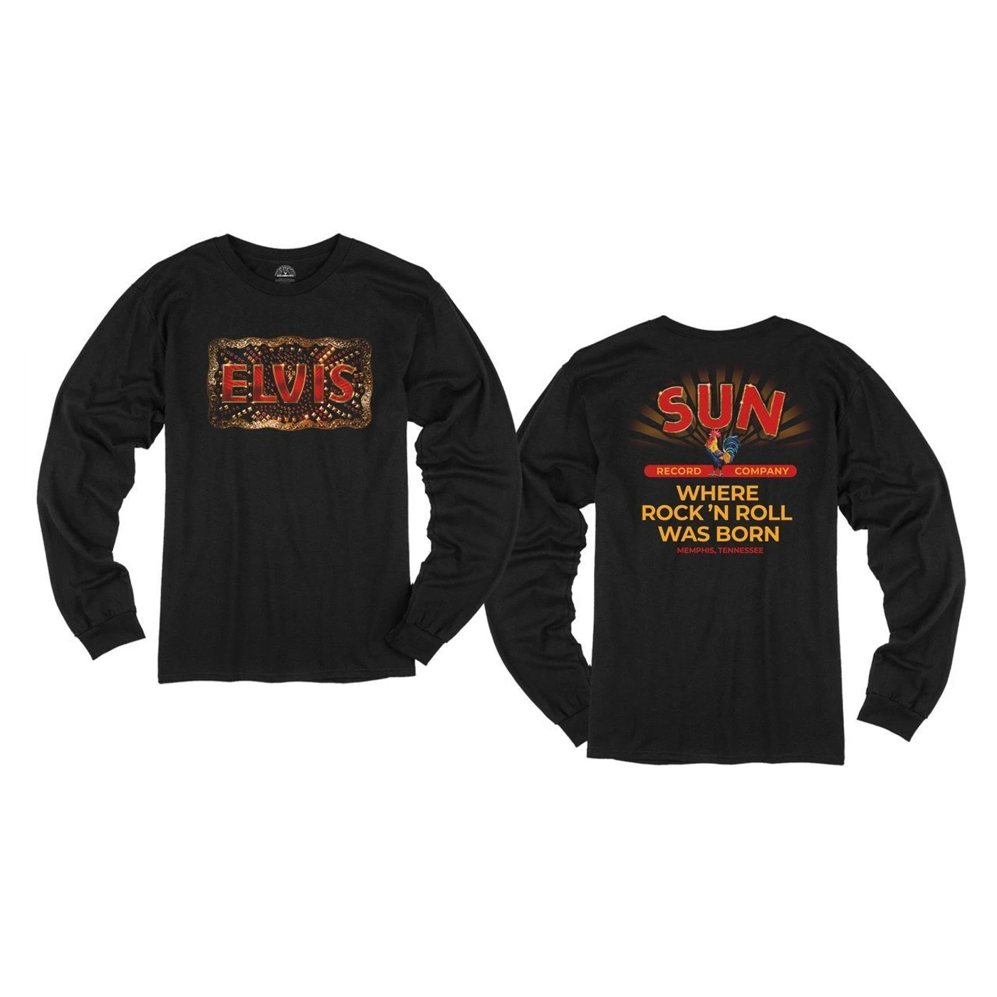 Elvis Presley Movie Sun Records Long Sleeve T-shirt