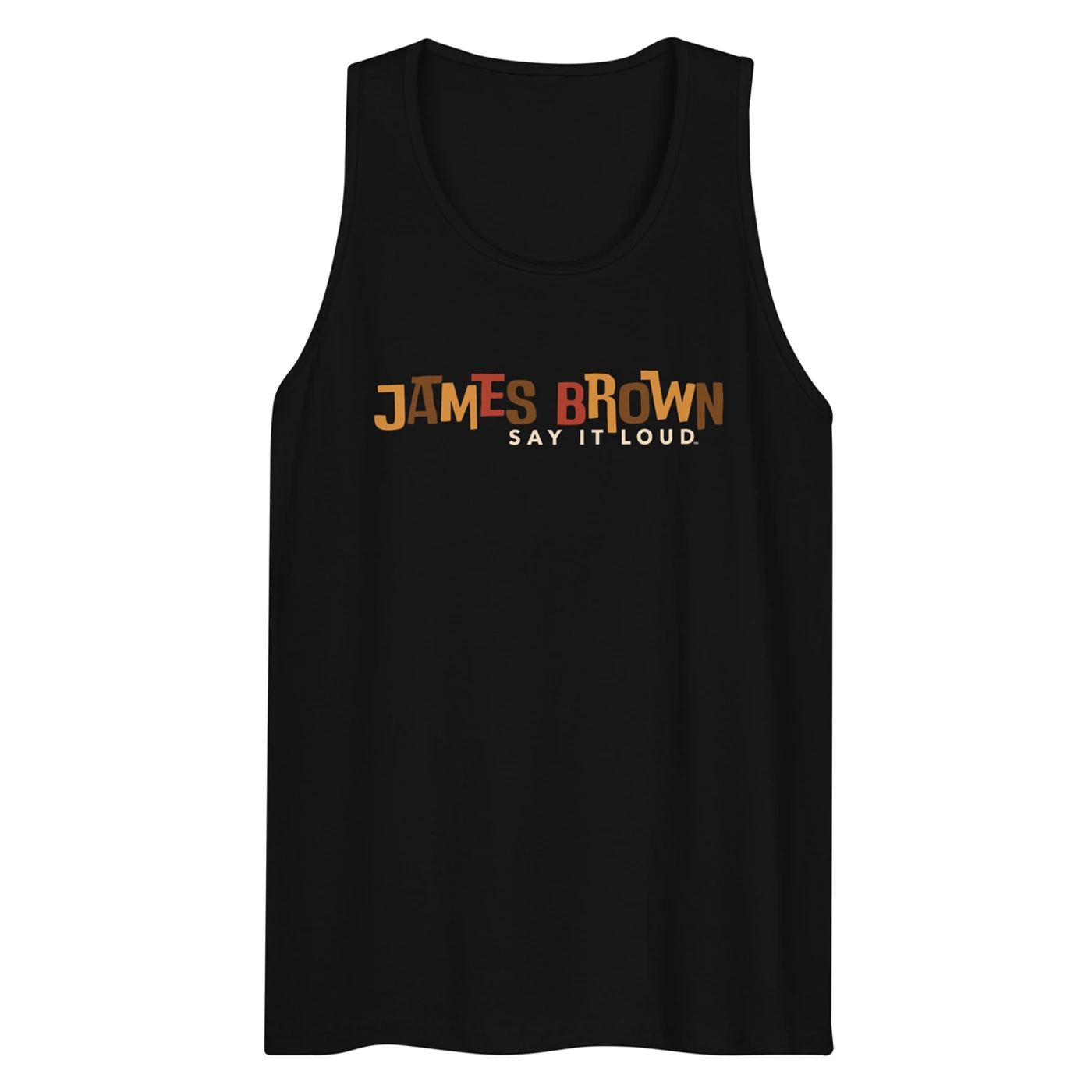 James Brown Say It Loud Logo Tank Top