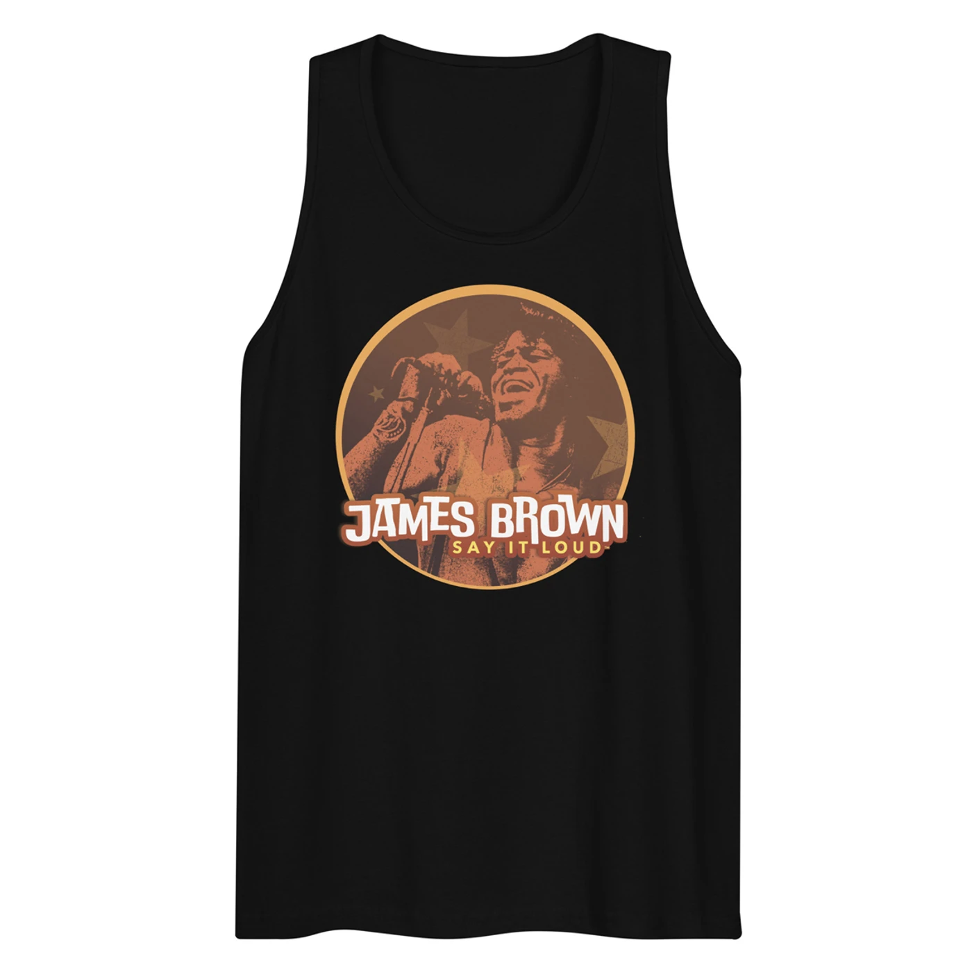 James Brown Say It Loud Stars Tank Top