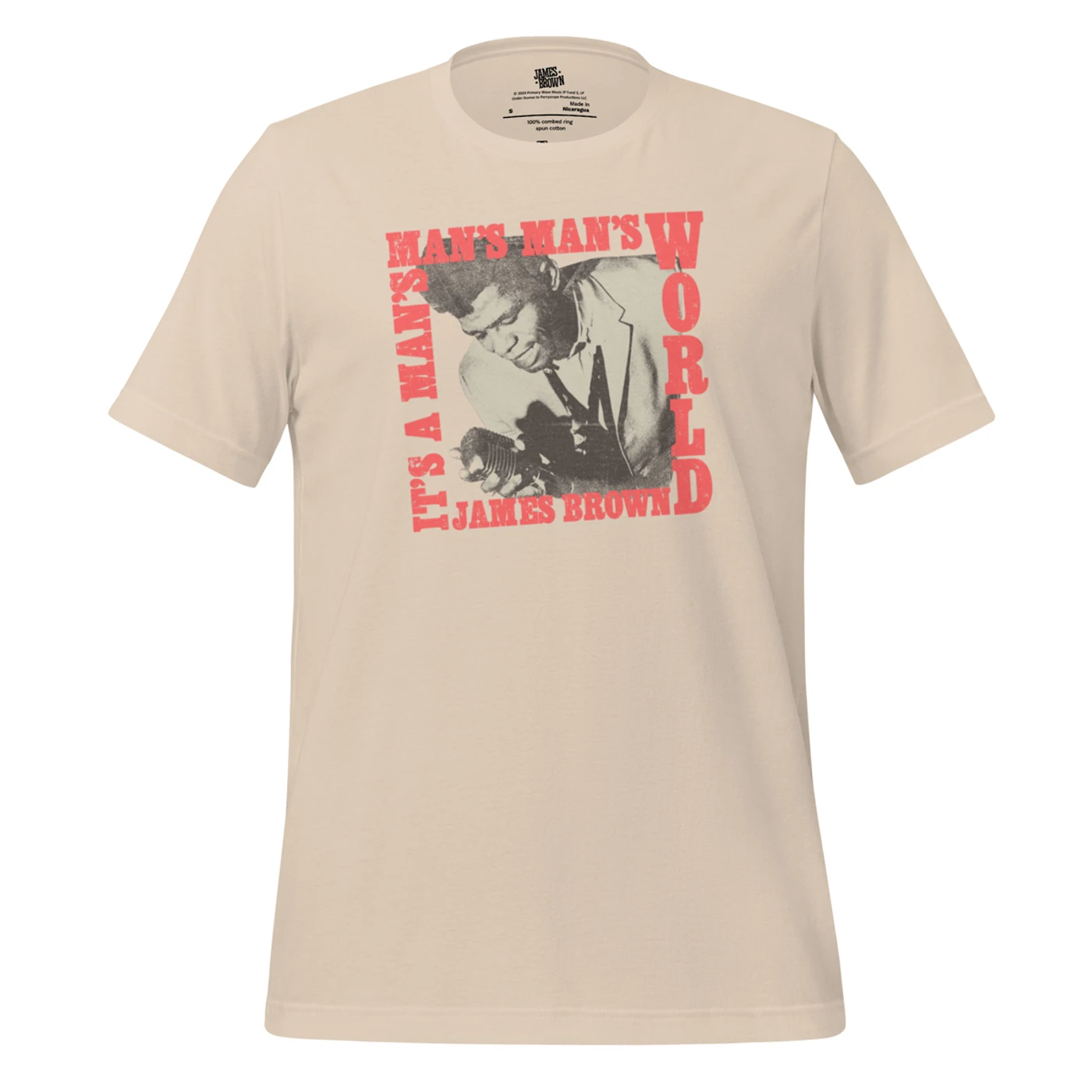 James Brown It's A Man's World Square T-Shirt