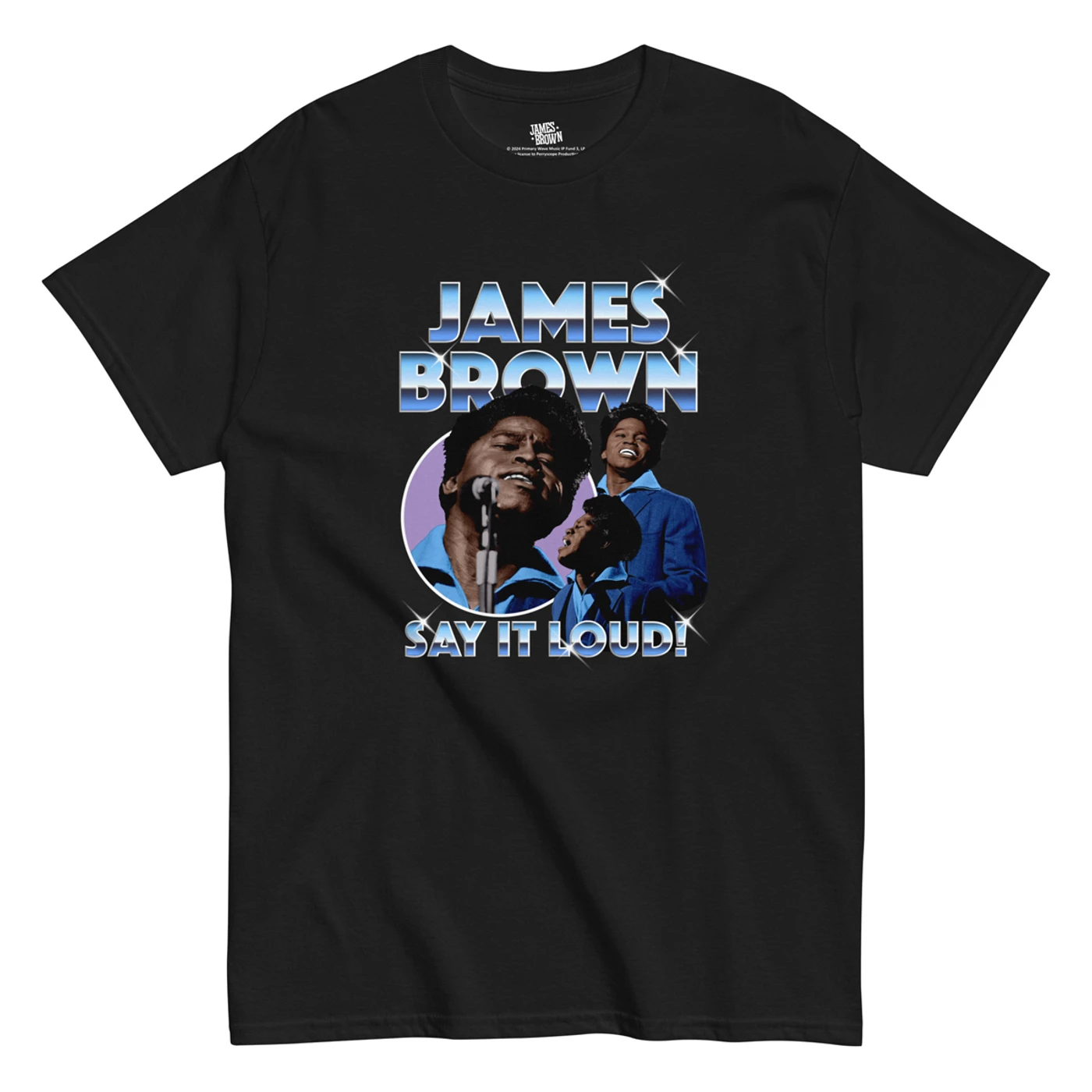 James Brown Say It Loud Chrome T-Shirt