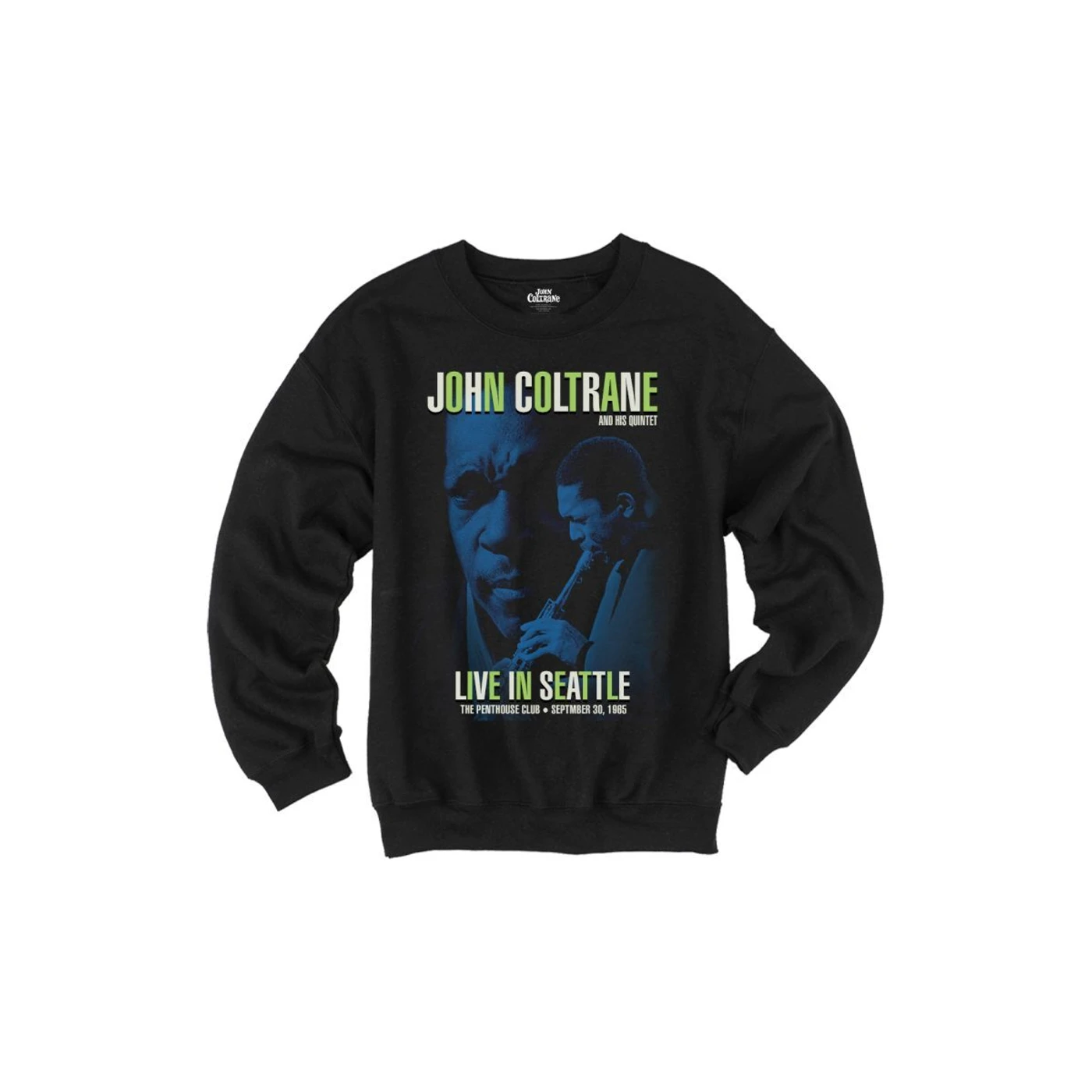 John Coltrane Live in Seattle Fleece Crewneck