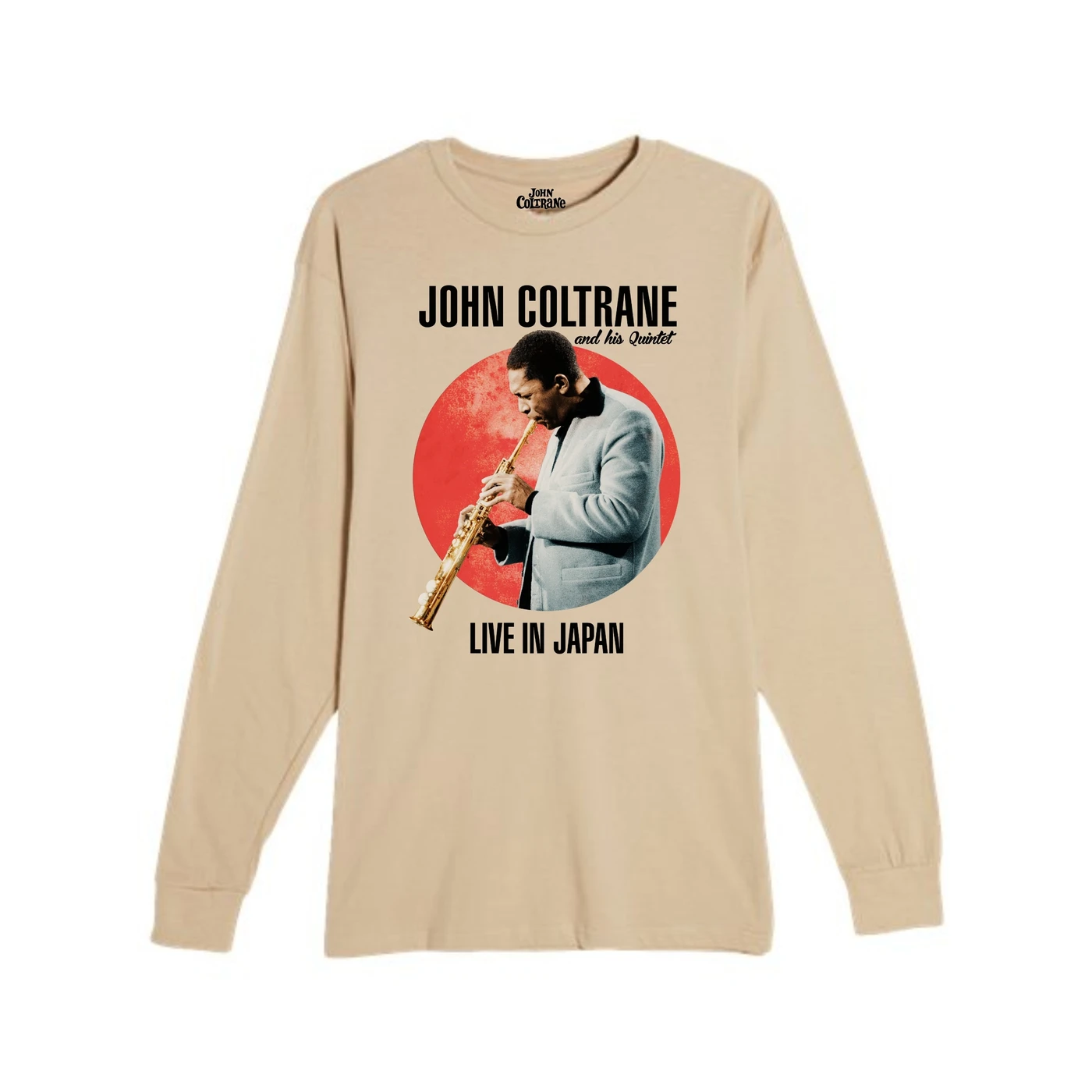 John Coltrane Live in Japan 1966 Long Sleeve Crewneck Tee
