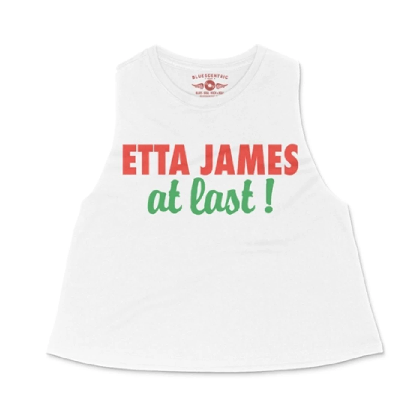 Etta James At Last Racerback Women's Crop Top