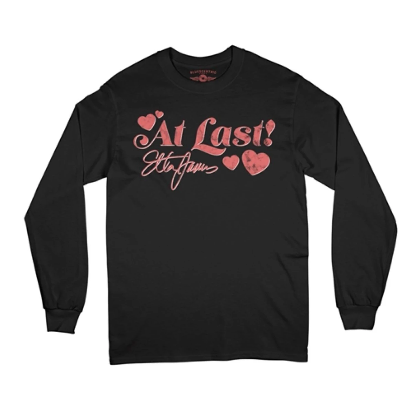 Etta James At Last Hearts Long Sleeve T-Shirt