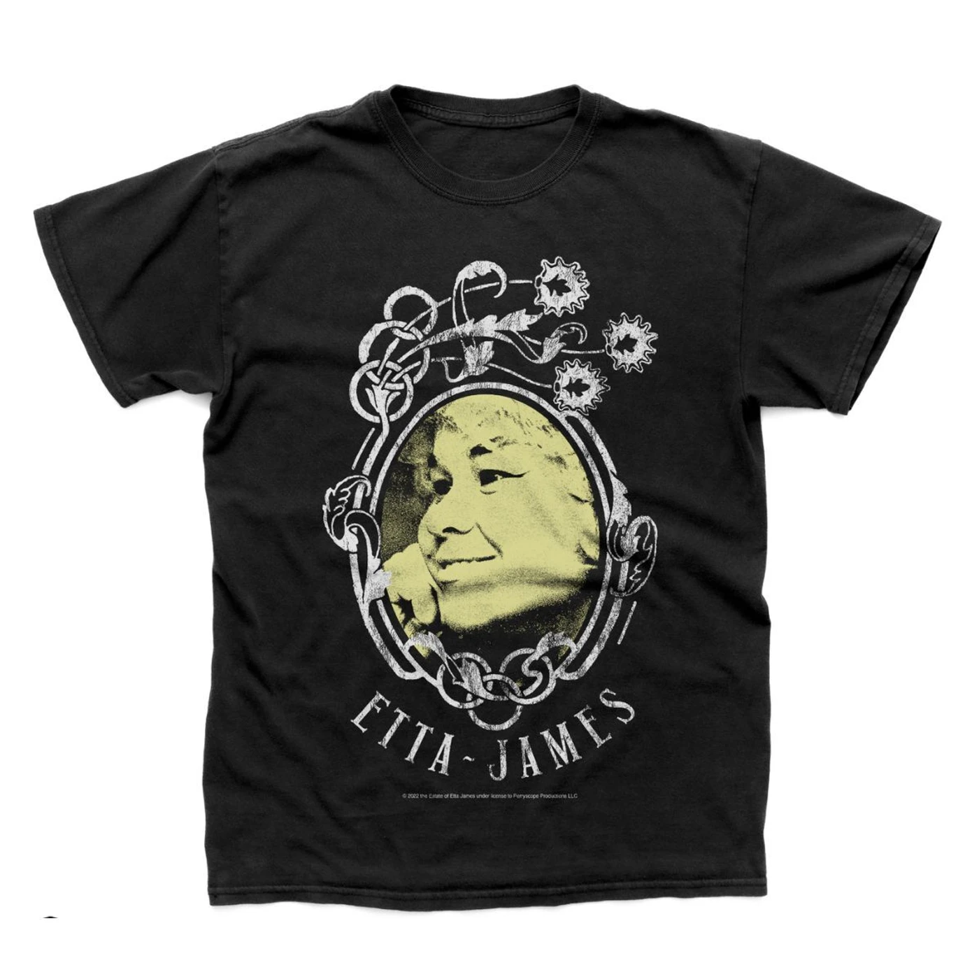 Etta James Flower Frame T-Shirt