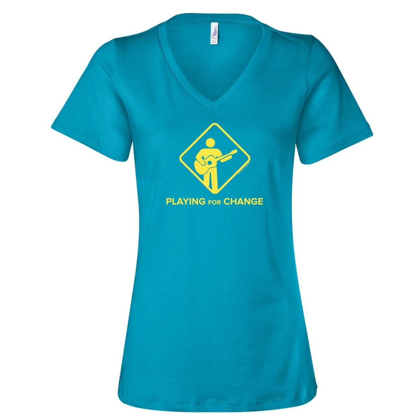 Playing For Change Street Sign V Neck T-Shirt