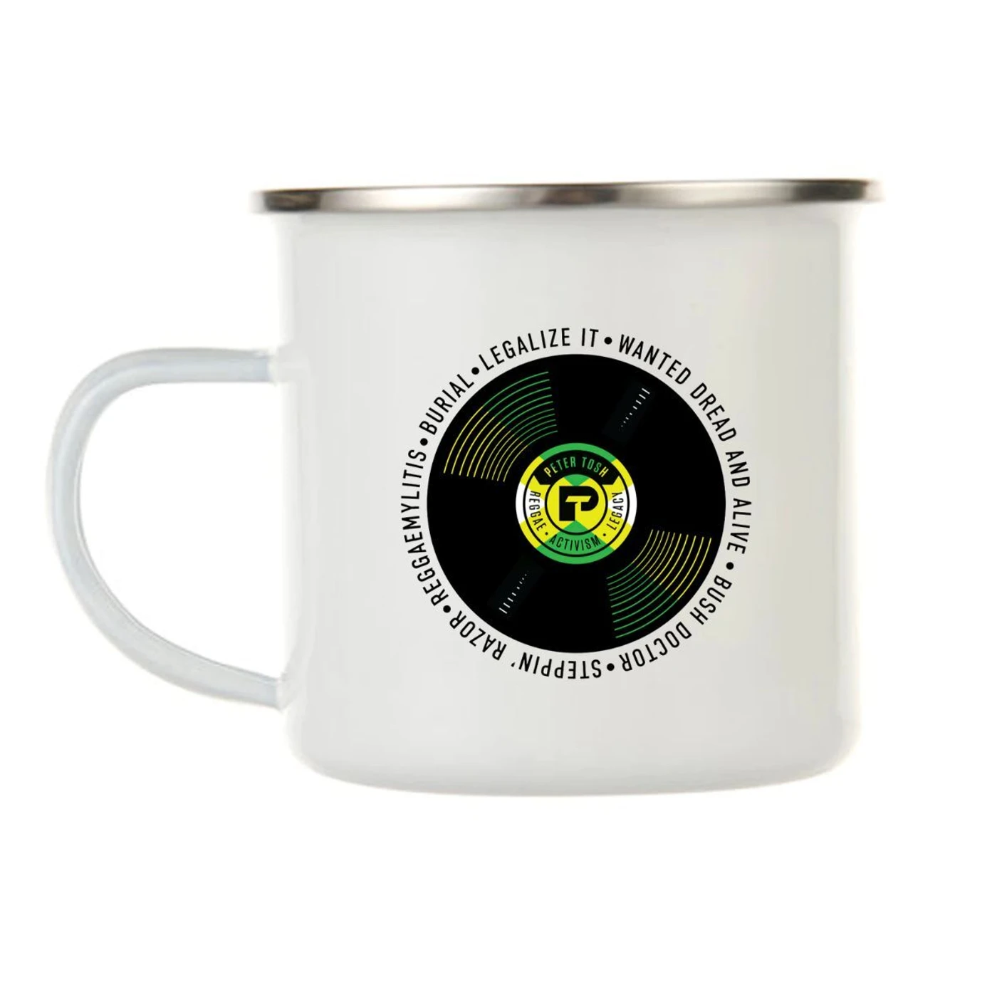 Peter Tosh Vinyl Camping Mug