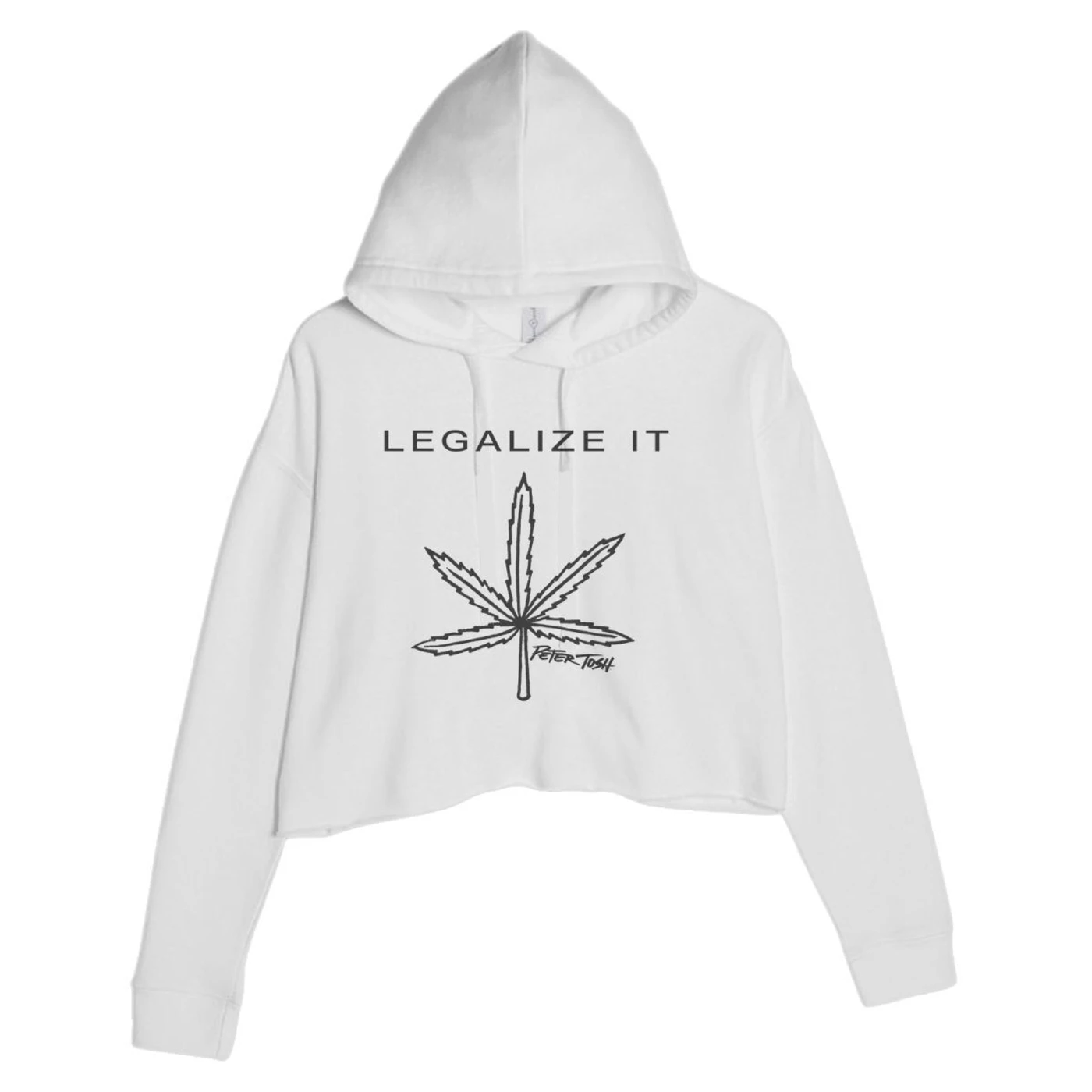 Peter Tosh Legalize It Cropped Hoodie