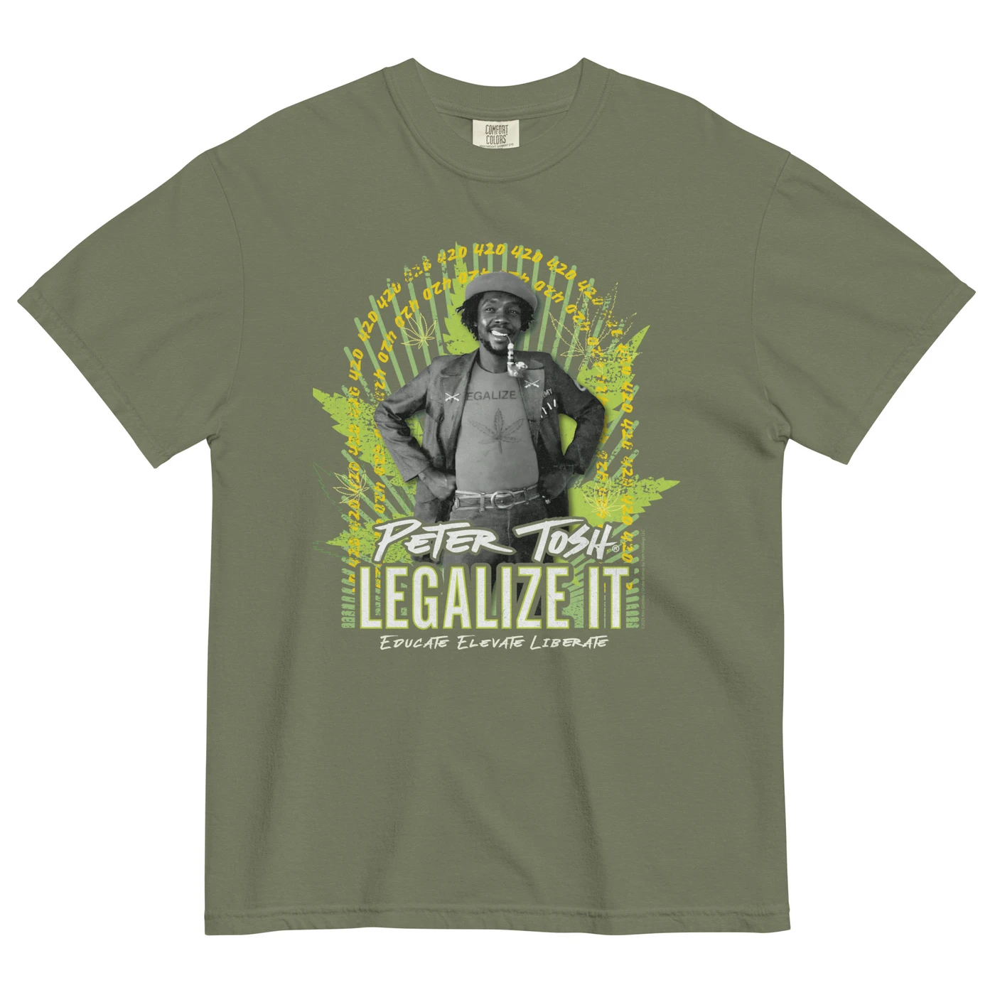 Peter Tosh Legalize is 420 Green T-Shirt