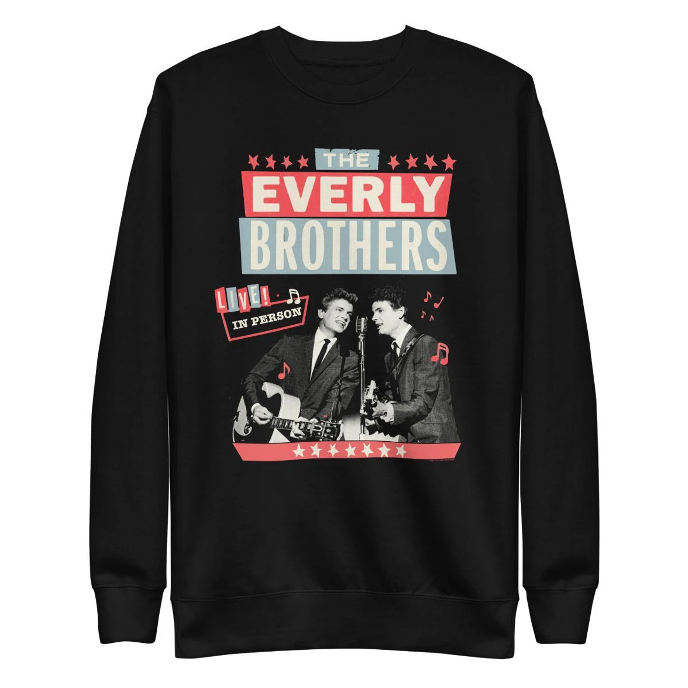 The Everly Brothers Live In Person Crewneck Sweatshirt