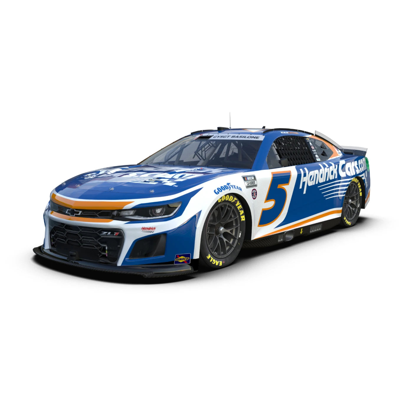 Hendrick Motorsports AUTOGRAPHED Kyle Larson 2024 H1100 Qualifying Edition HendrickCars.com Indy 500 No. 17 1:18 Scale & Coke 600 No. 5 1:24 Scale 2-Pack Die-Cast Set