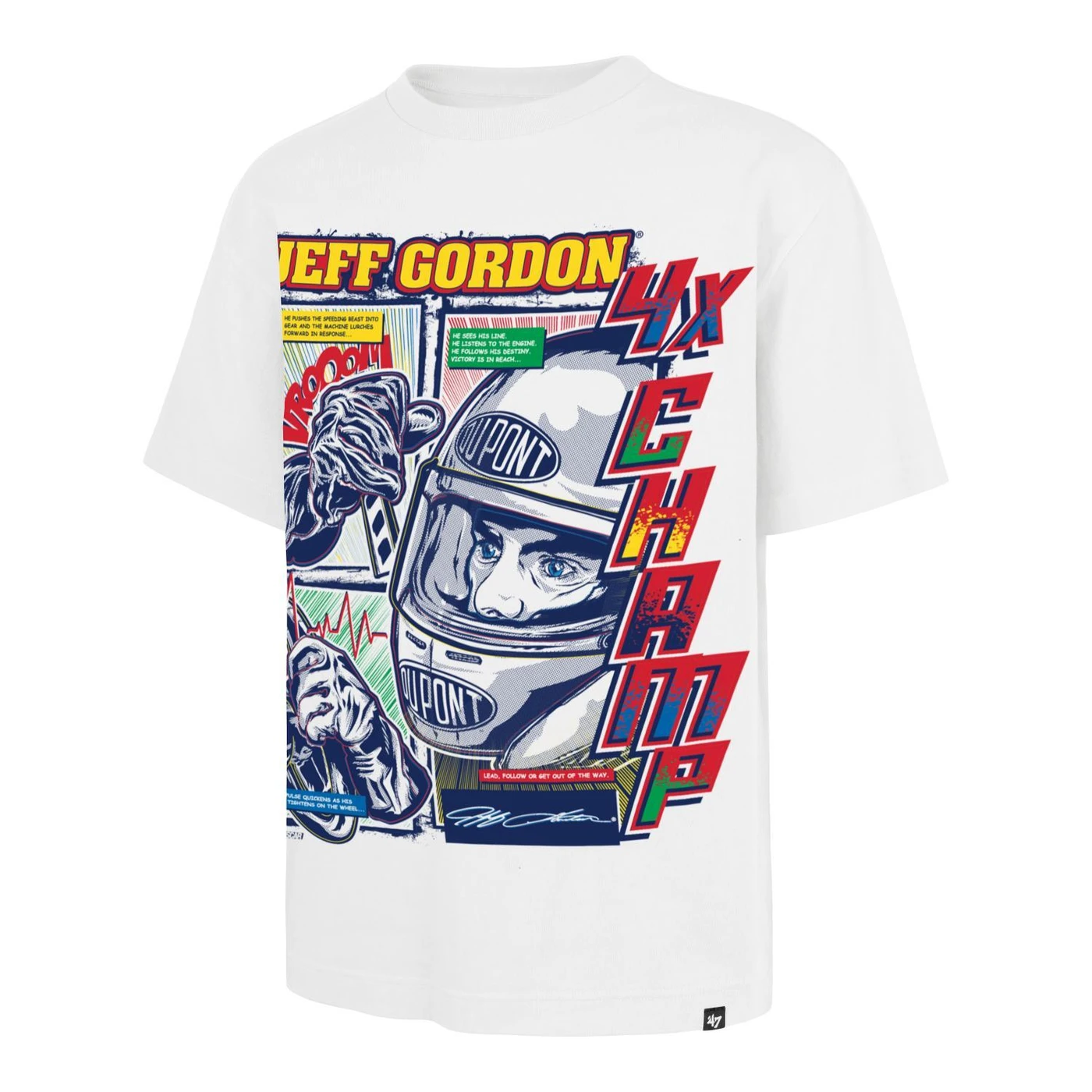 Hendrick Motorsports Jeff Gordon #24 '47 Brand Dupont 4X Champ T-shirt