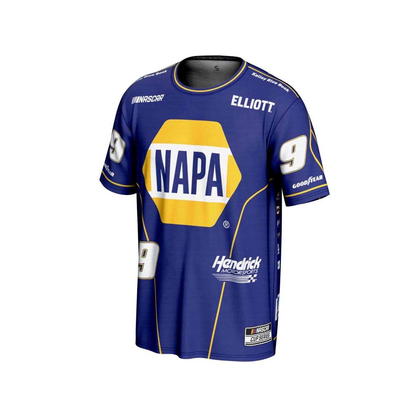 Hendrick Motorsports Chase Elliott #9 NAPA Sublimated Blue T-shirt