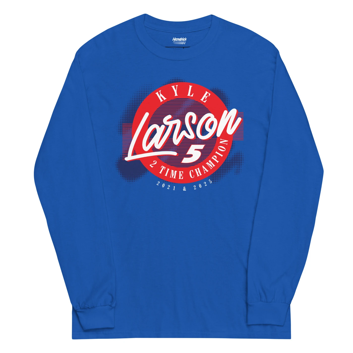 Hendrick Motorsports Kyle Larson 2x Champion Circle Long Sleeve T-Shirt