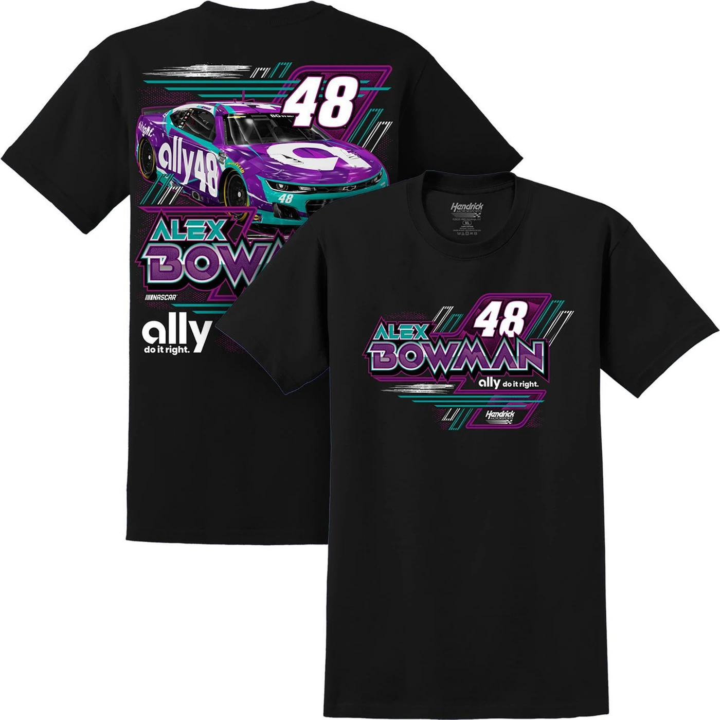 Hendrick Motorsports Alex Bowman #48 Ally Bolt T-shirt