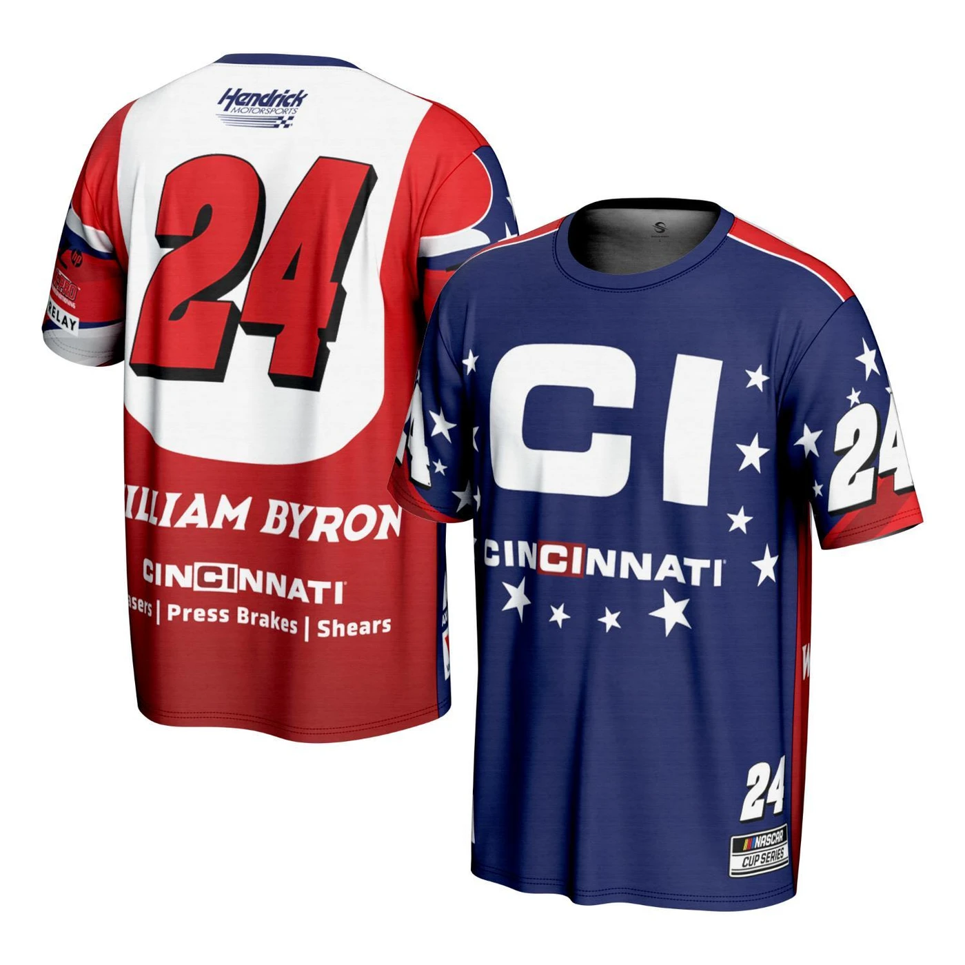 Hendrick Motorsports William Byron #24 Cincinnati Sublimated T-shirt
