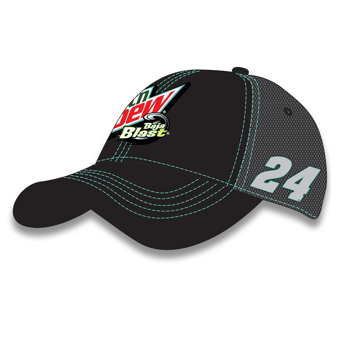 Hendrick Motorsports Chase Elliott #24 Mountain Dew Baja Blast Hat