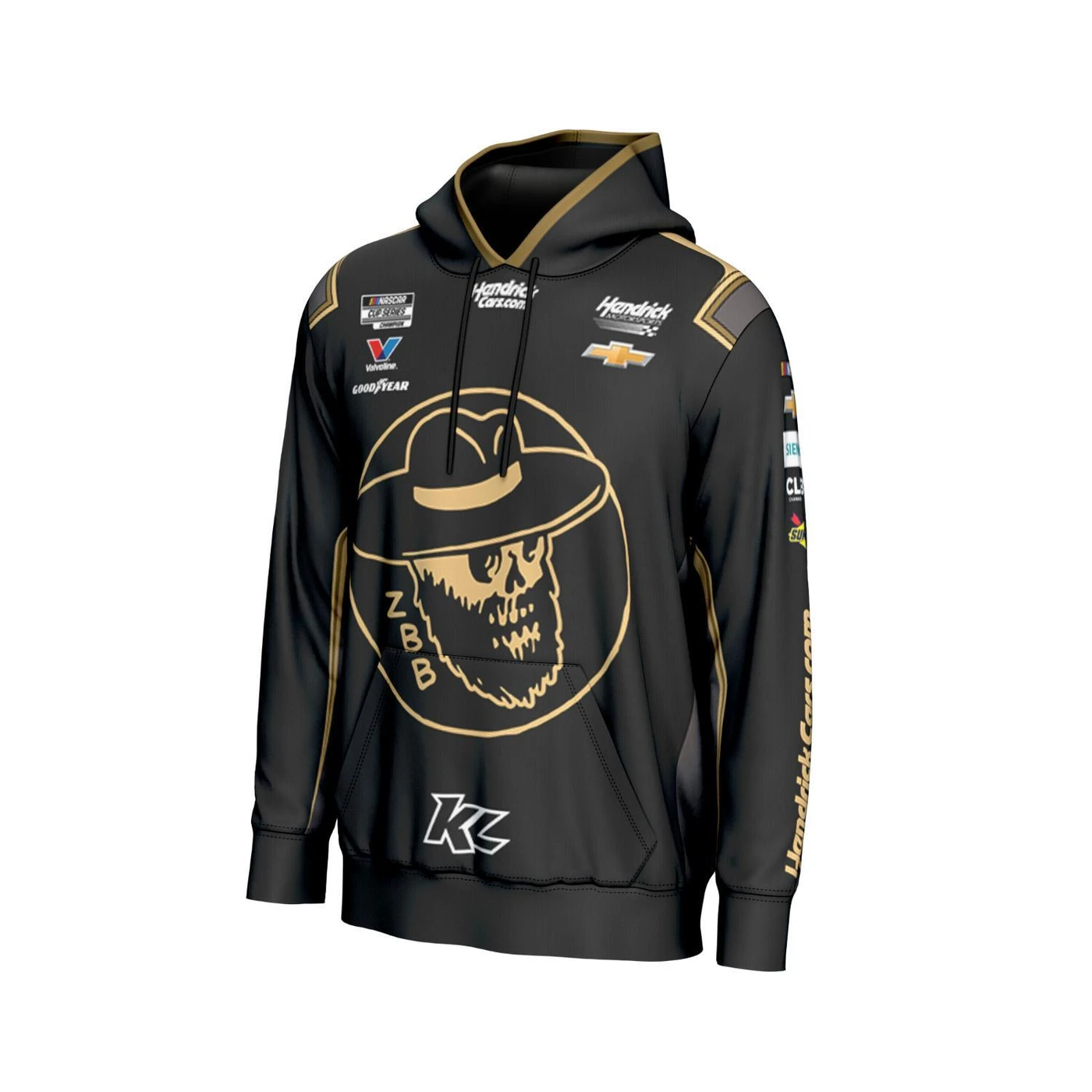 Hendrick Motorsports Kyle Larson #5 HendrickCars.com / Zac Brown Band Sublimated Black Hoodie