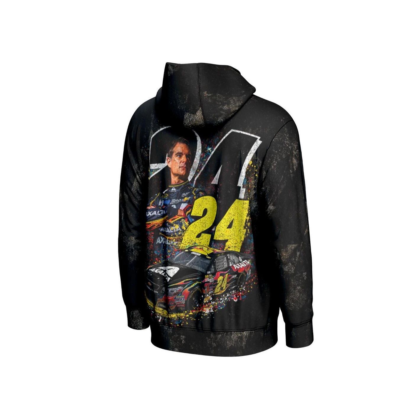 Hendrick Motorsports Jeff Gordon #24 Black Asphalt Sublimated Hoodie