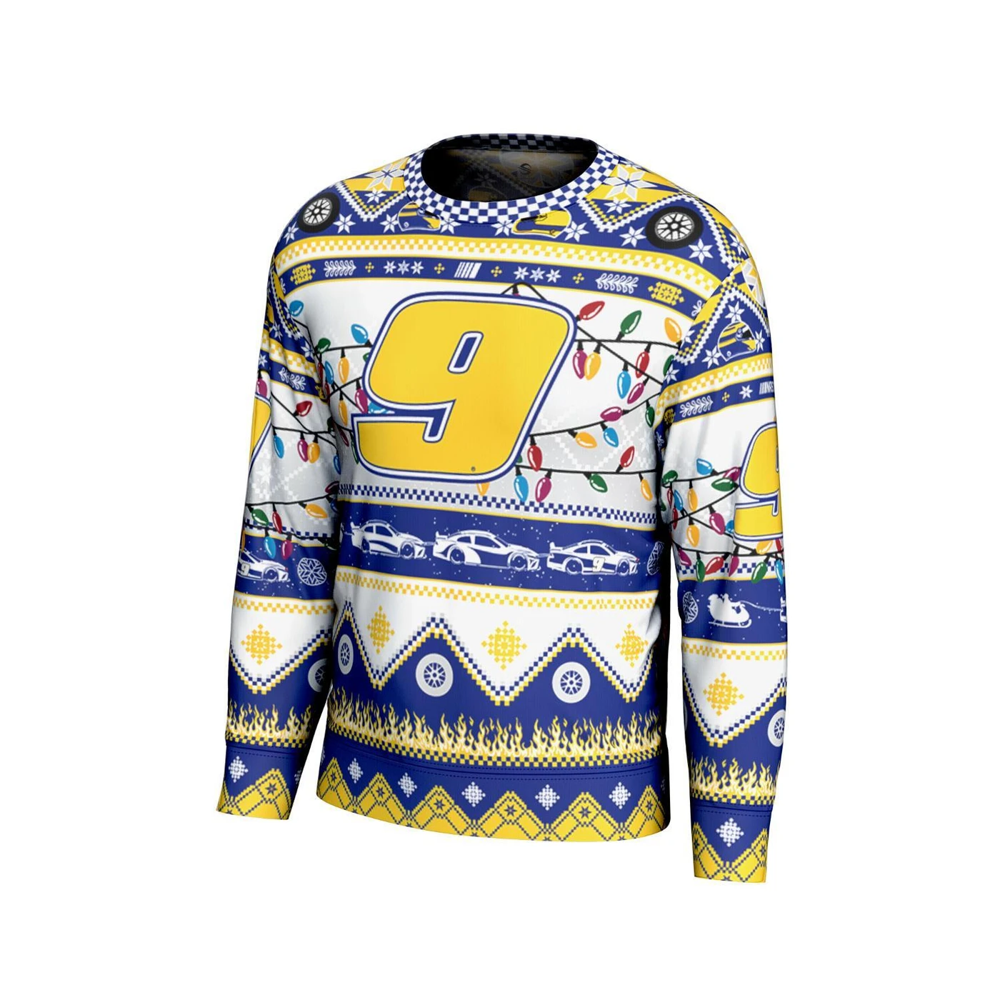 Hendrick Motorsports Chase Elliott #9 Sublimated Holiday Sweater