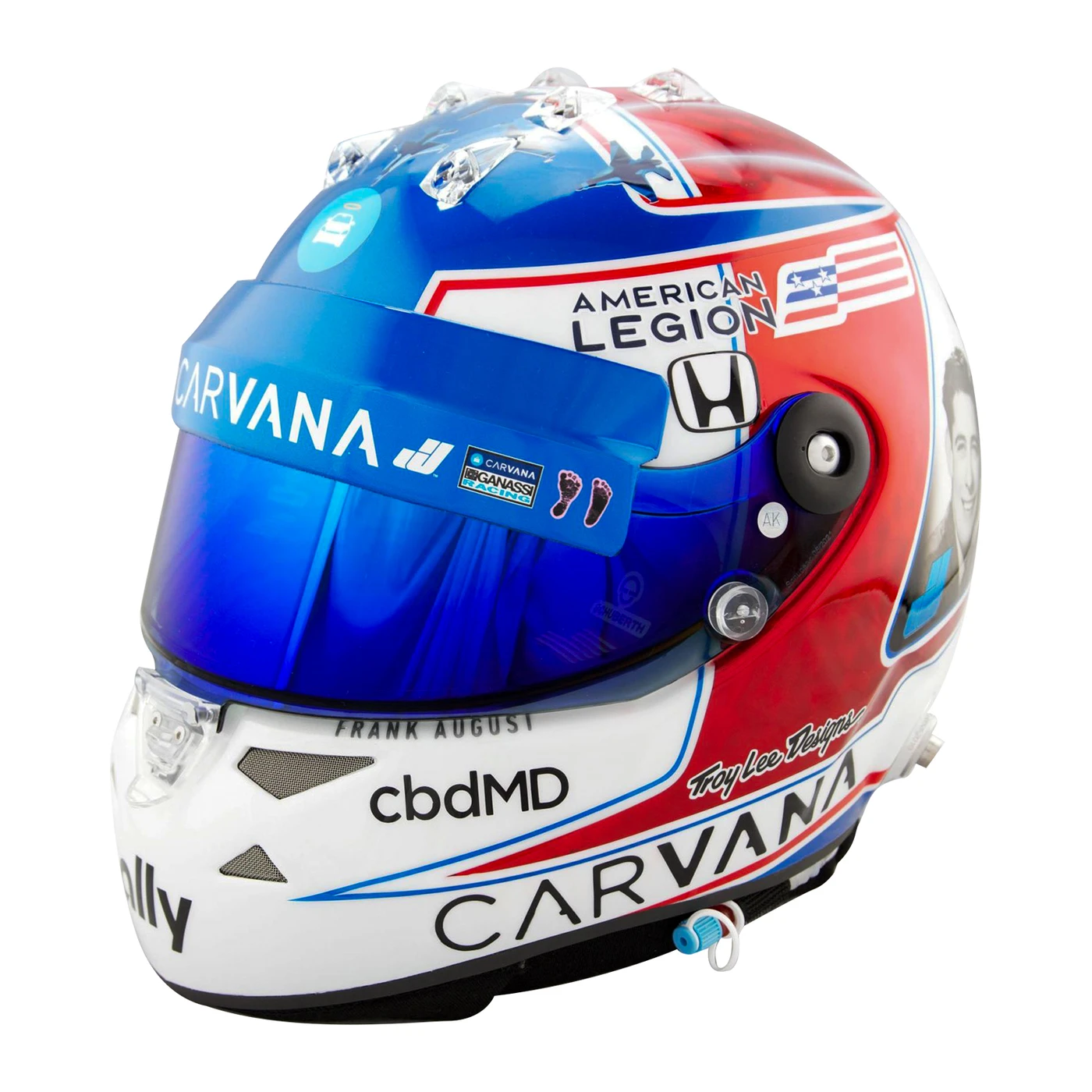 Jimmie Johnson AUTOGRAPHED 1:2 SIZE HELMET OF HEROES REPLICA HELMET