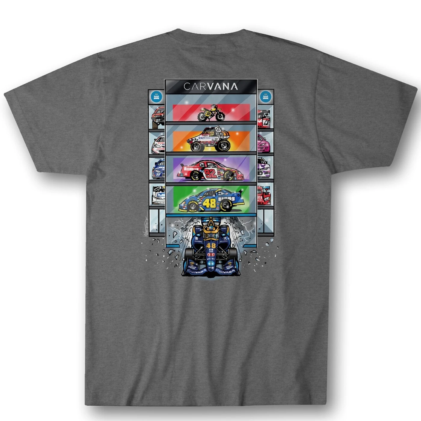 Jimmie Johnson Carvana Vending Machine T-shirt