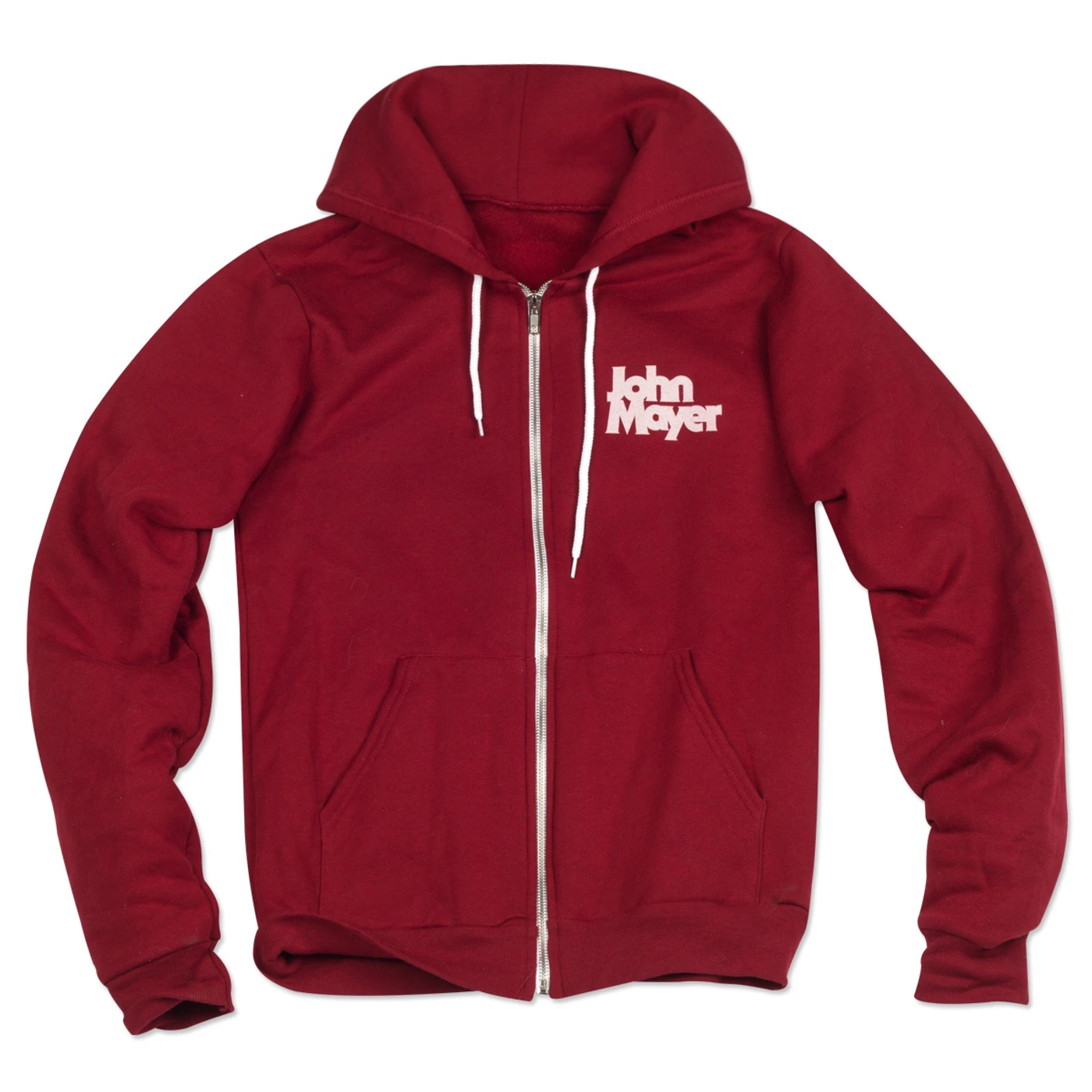 John Mayer Serif Gothic Zip Hoodie