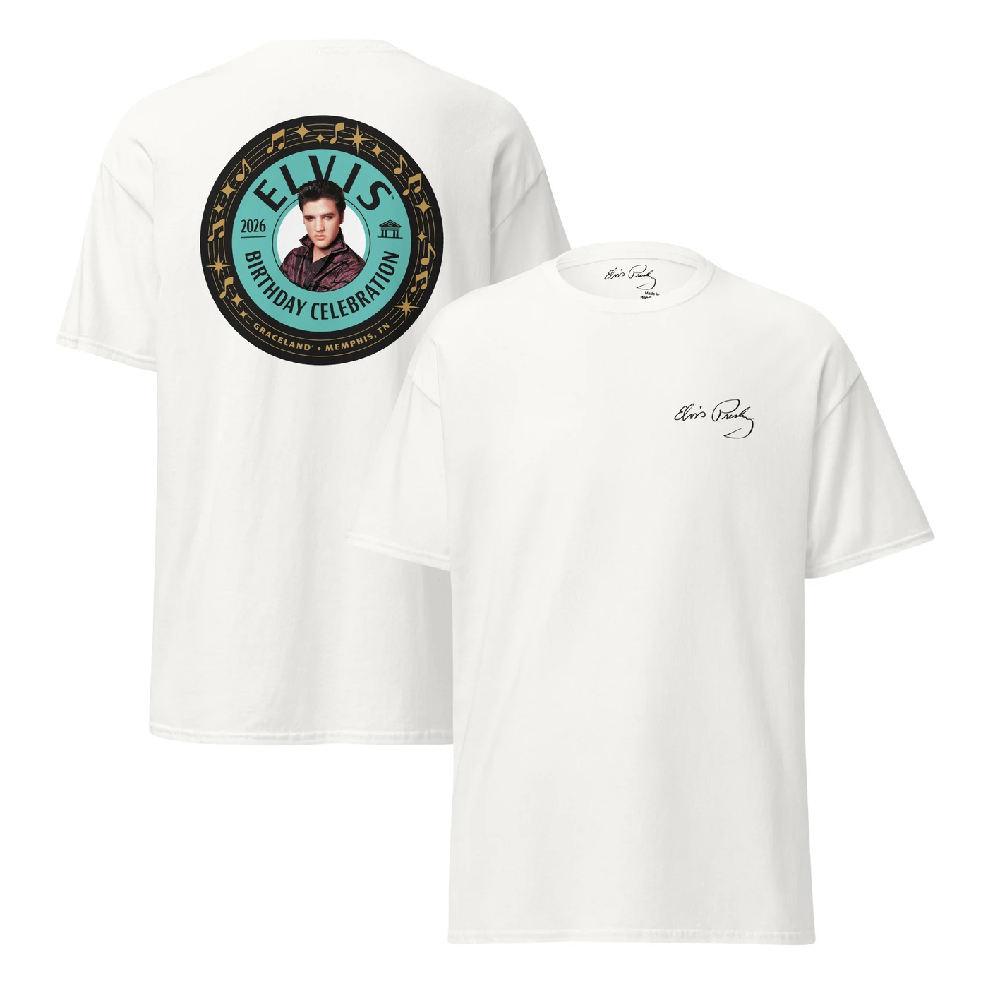 Elvis Presley 91st Birthday Unisex T-Shirt Design 2