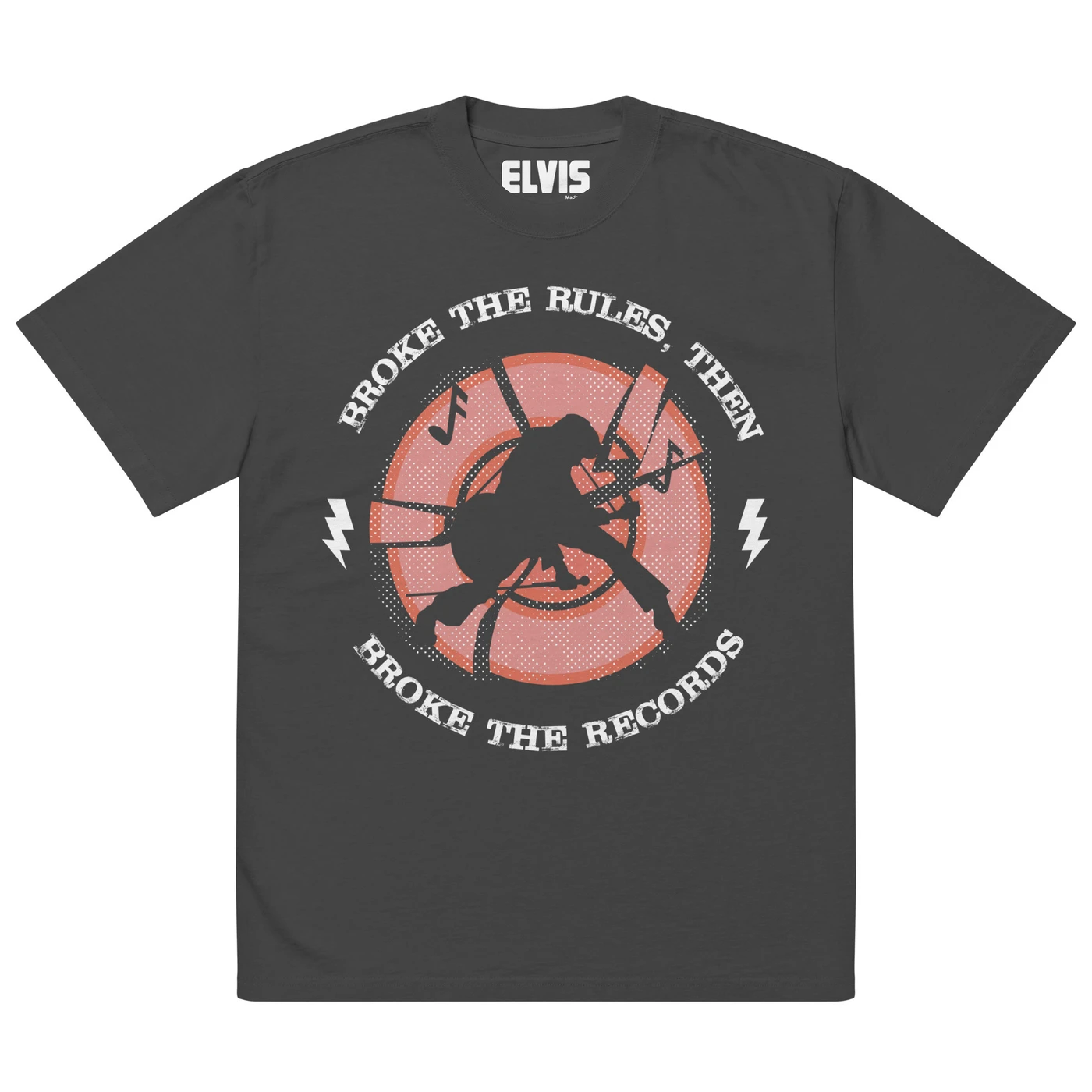 Elvis Presley Broke The Rules Oversized Unisex T-Shirt