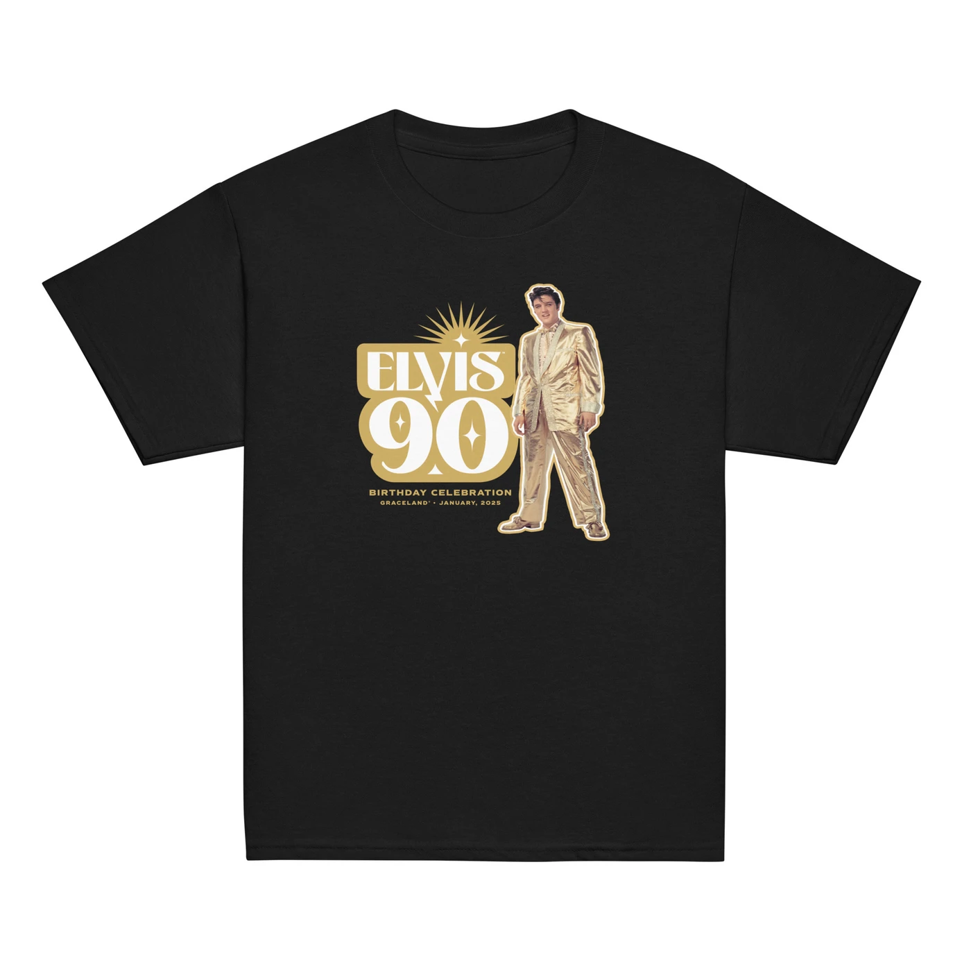 Elvis Presley 90th Birthday Youth T-Shirt