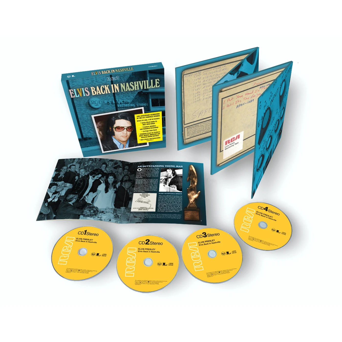 Elvis Presley "Back In Nashville" 4-CD Box Set