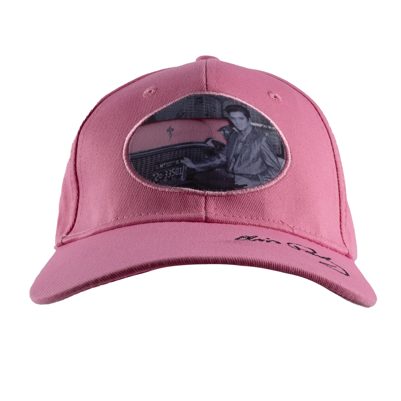 Elvis Presley Pink Car Patch Hat