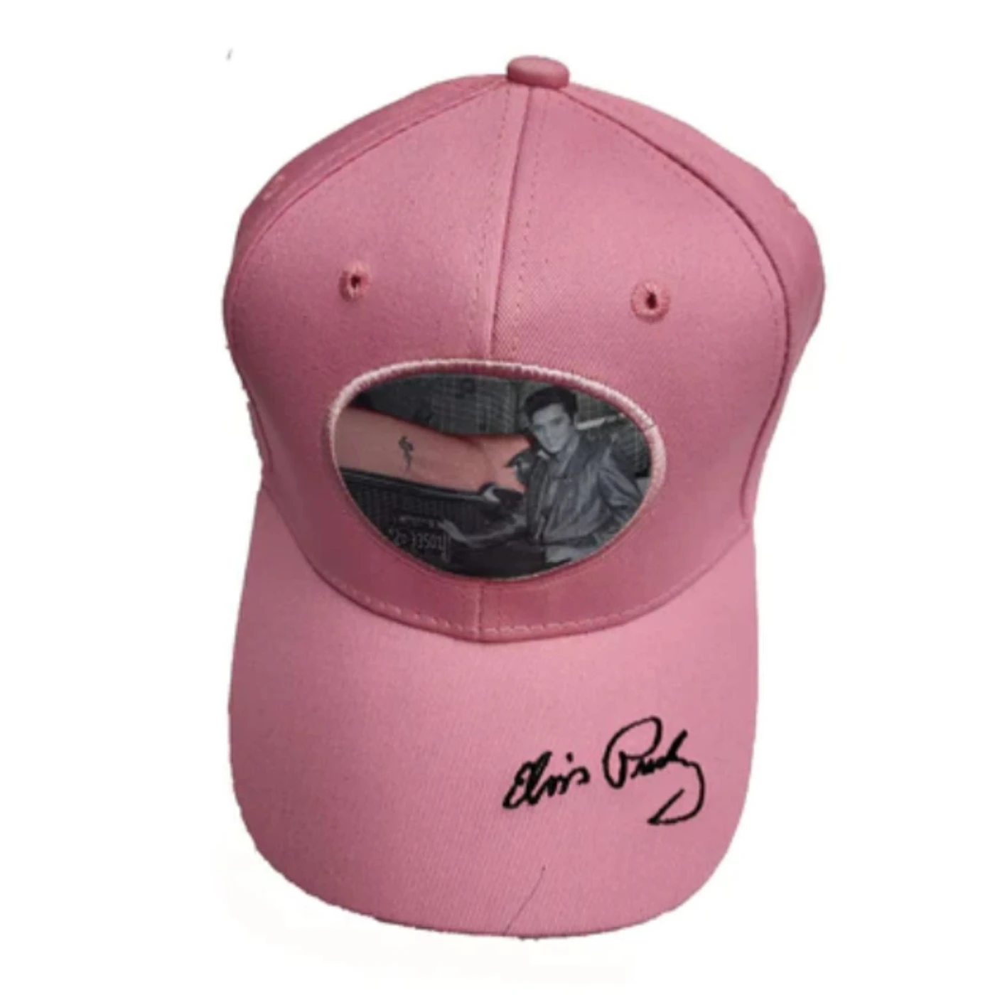 Elvis Presley Pink Car Patch Hat