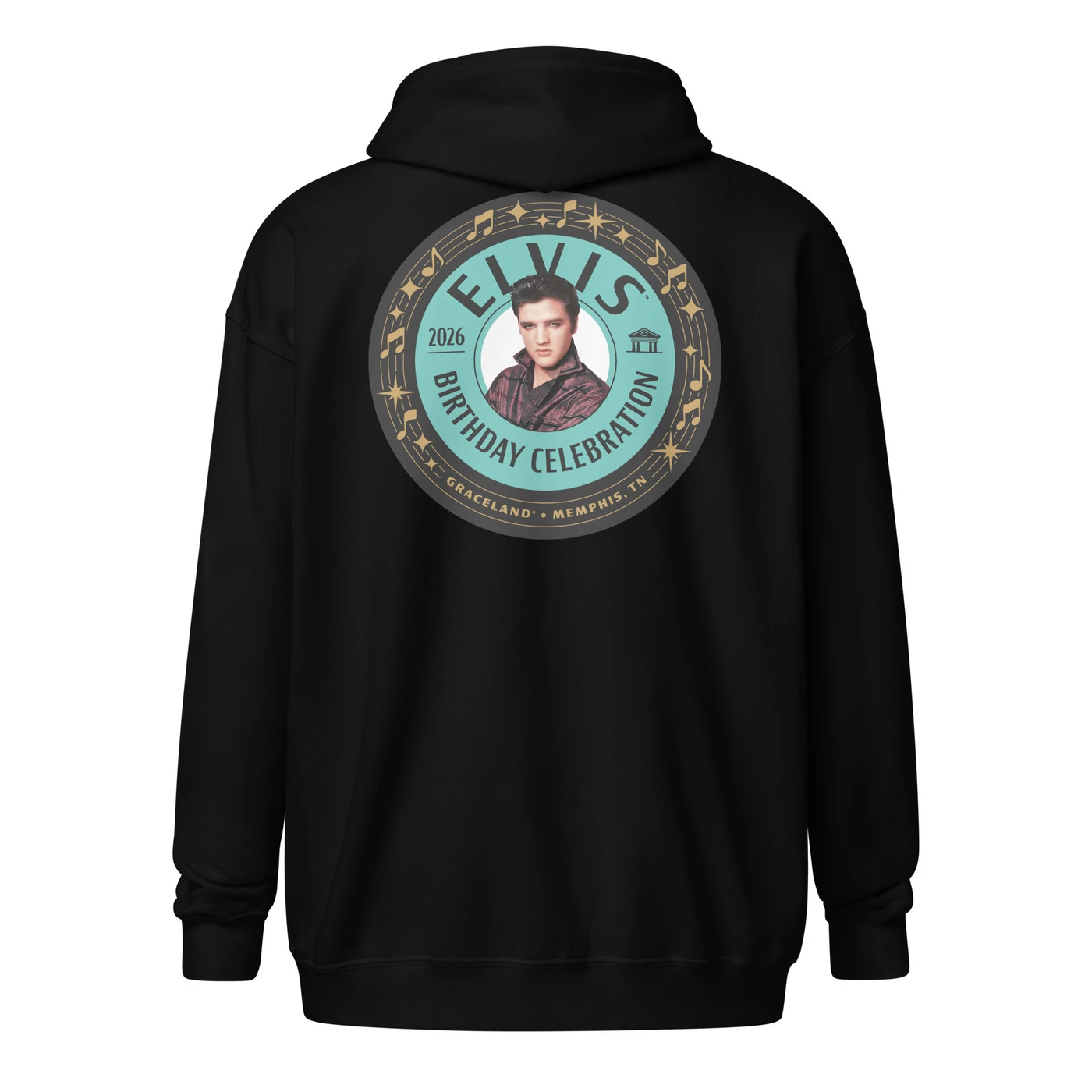 Elvis Presley 91st Birthday Unisex Full-Zip Hoodie