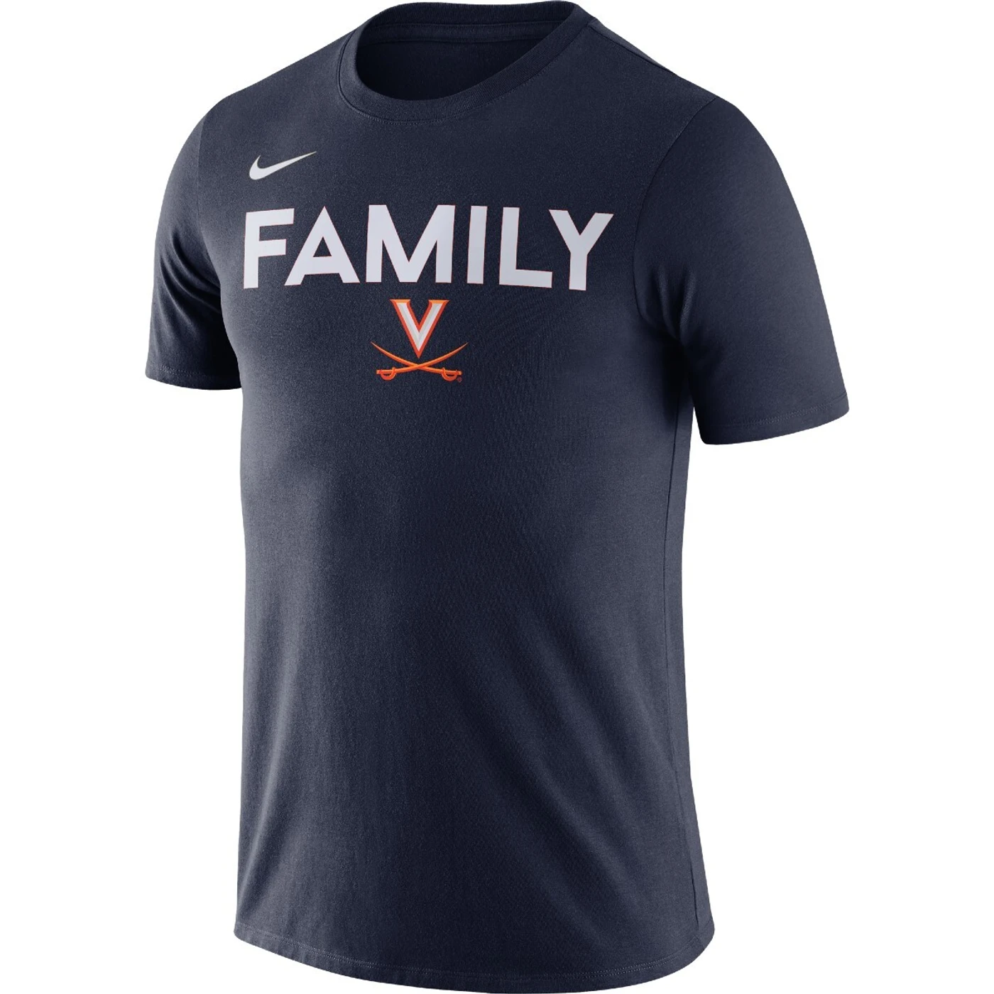 UVA Athletics University of Virginia 2021 Nike Family Navy SS T-Shirt