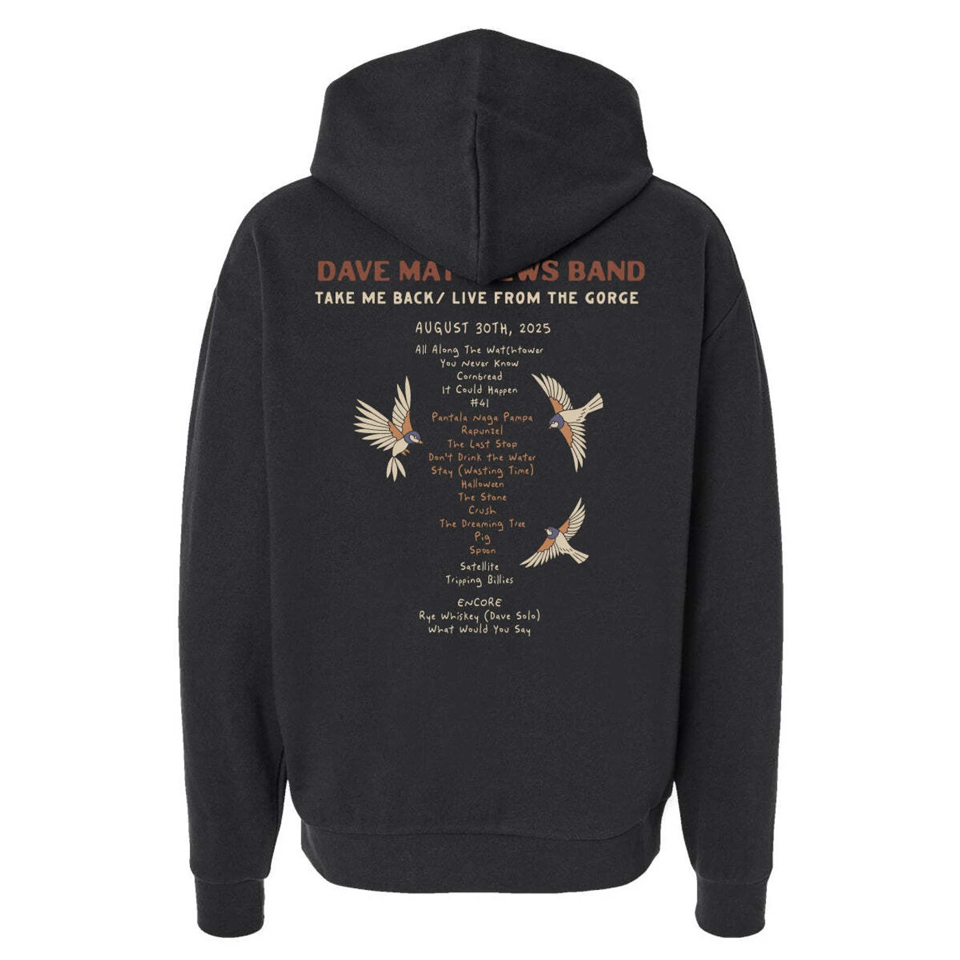 Dave Matthews Band Take Me Back / Live From The Gorge Hoodie