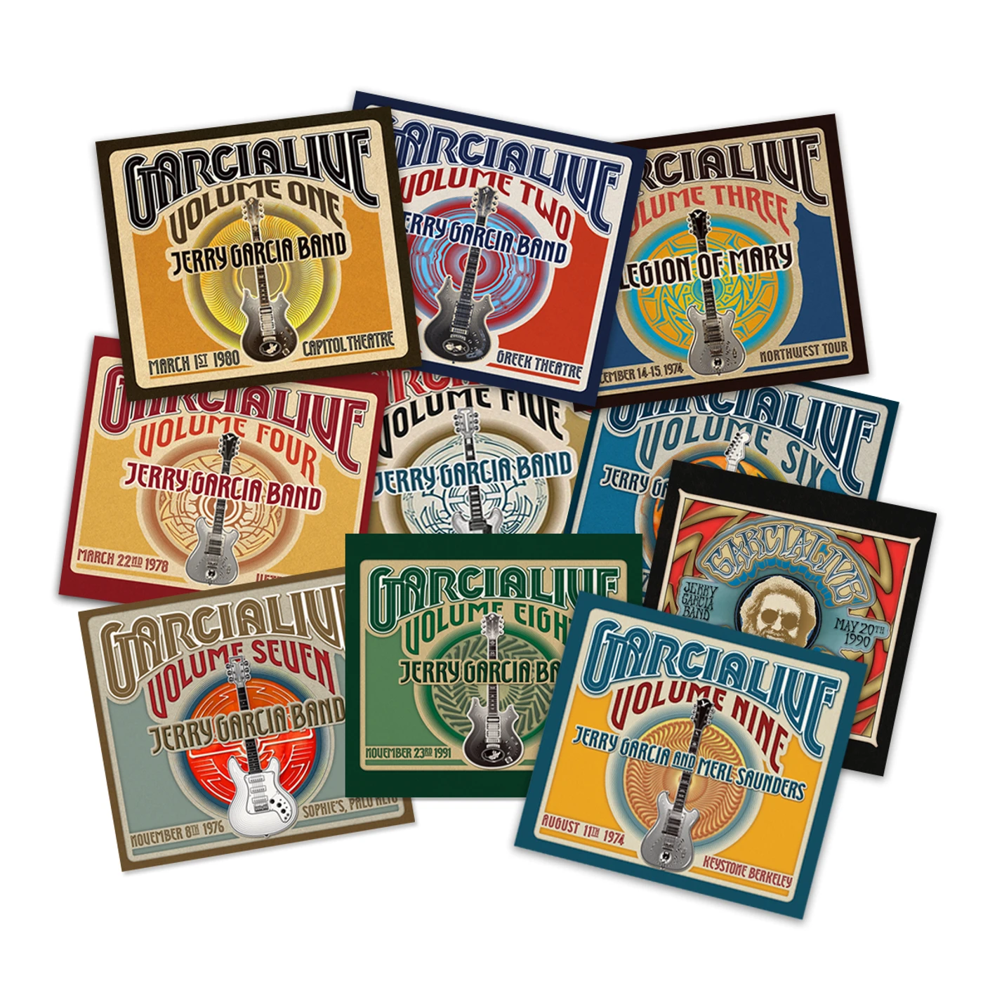 Jerry Garcia GarciaLive Vol. 1-21 CD Bundle