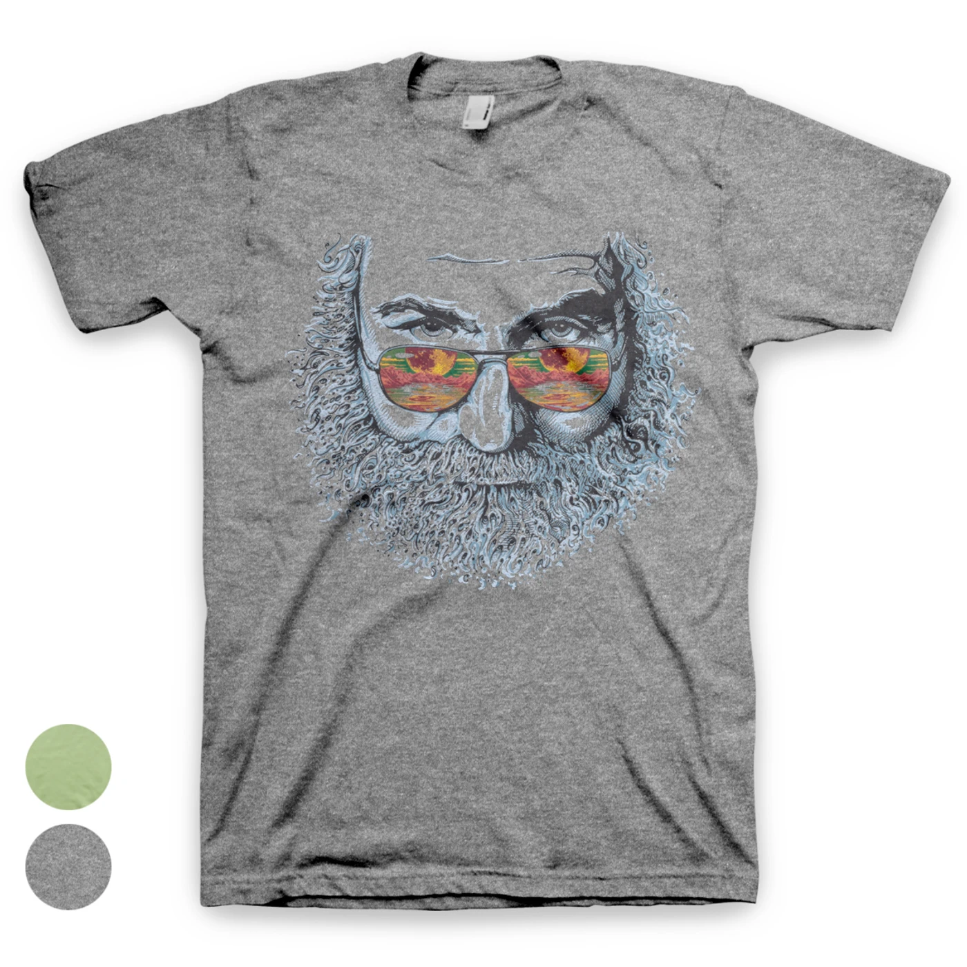 Jerry Garcia Palm Sunday Recycled T-Shirt