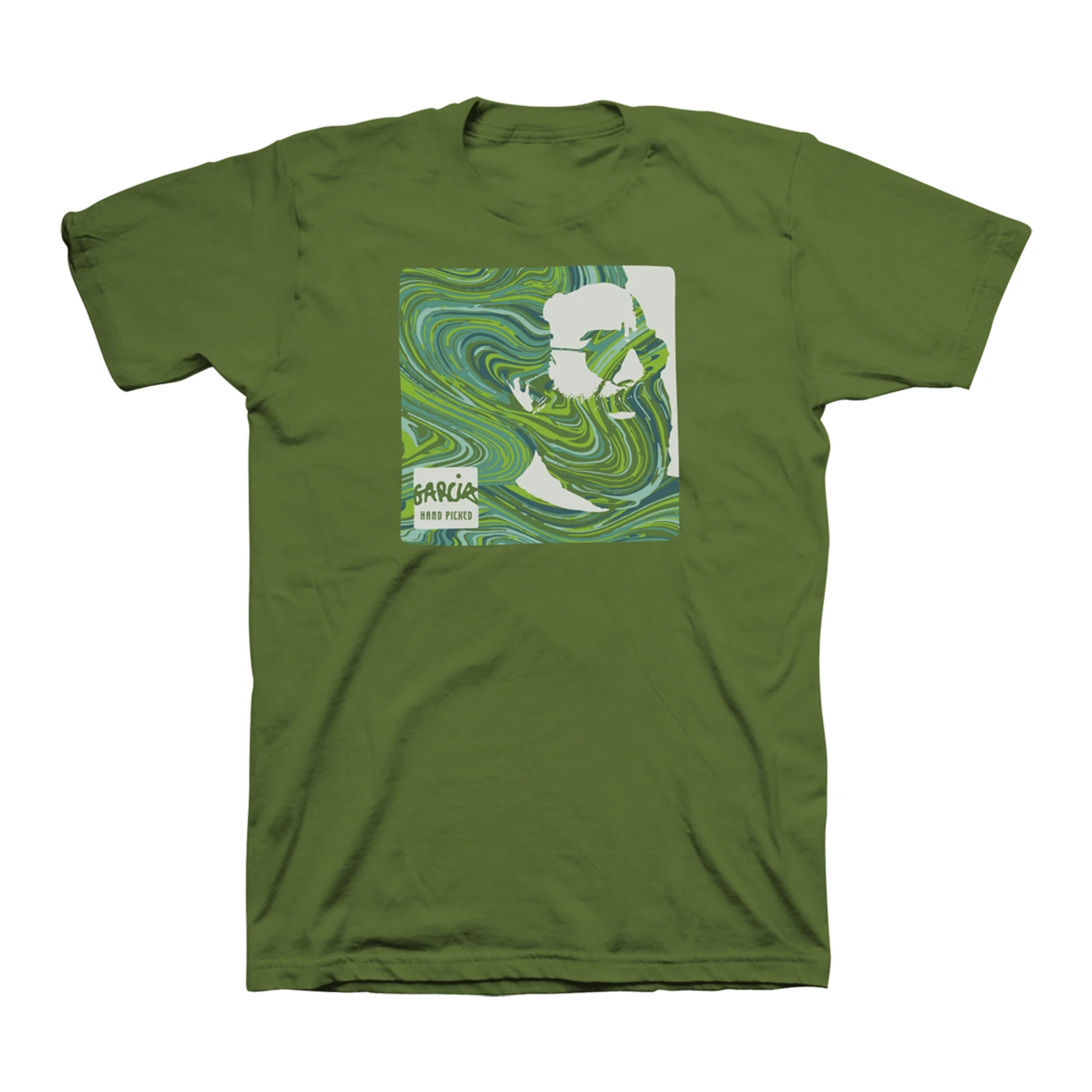 Jerry Garcia Garment Dyed Garcia Hand Picked Hybrid Logo T-Shirt