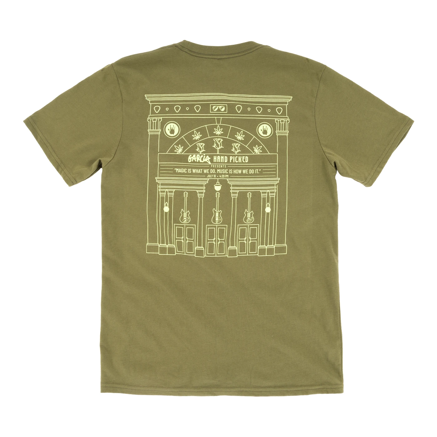 Jerry Garcia Garcia Hand Picked Showtime Tee