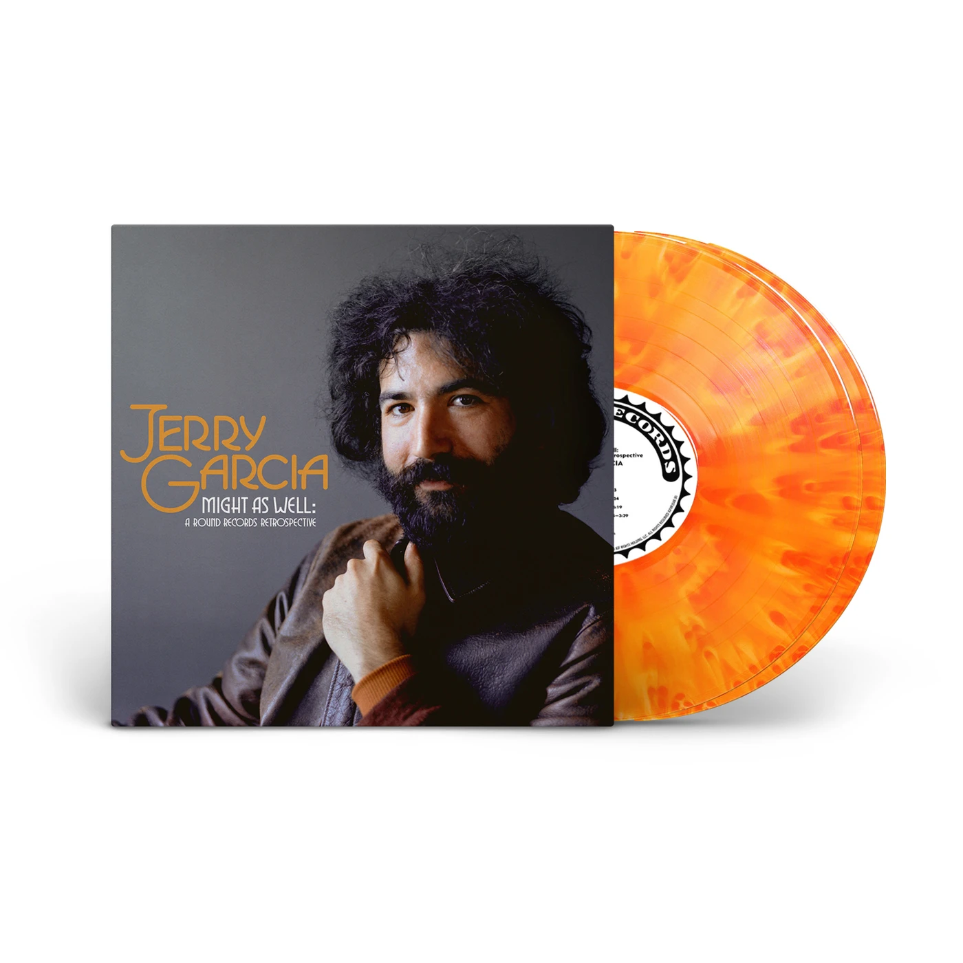 Jerry Garcia Might As Well: A Round Records Retrospective  Spotify Edition - Cloudy Orange 2xLP