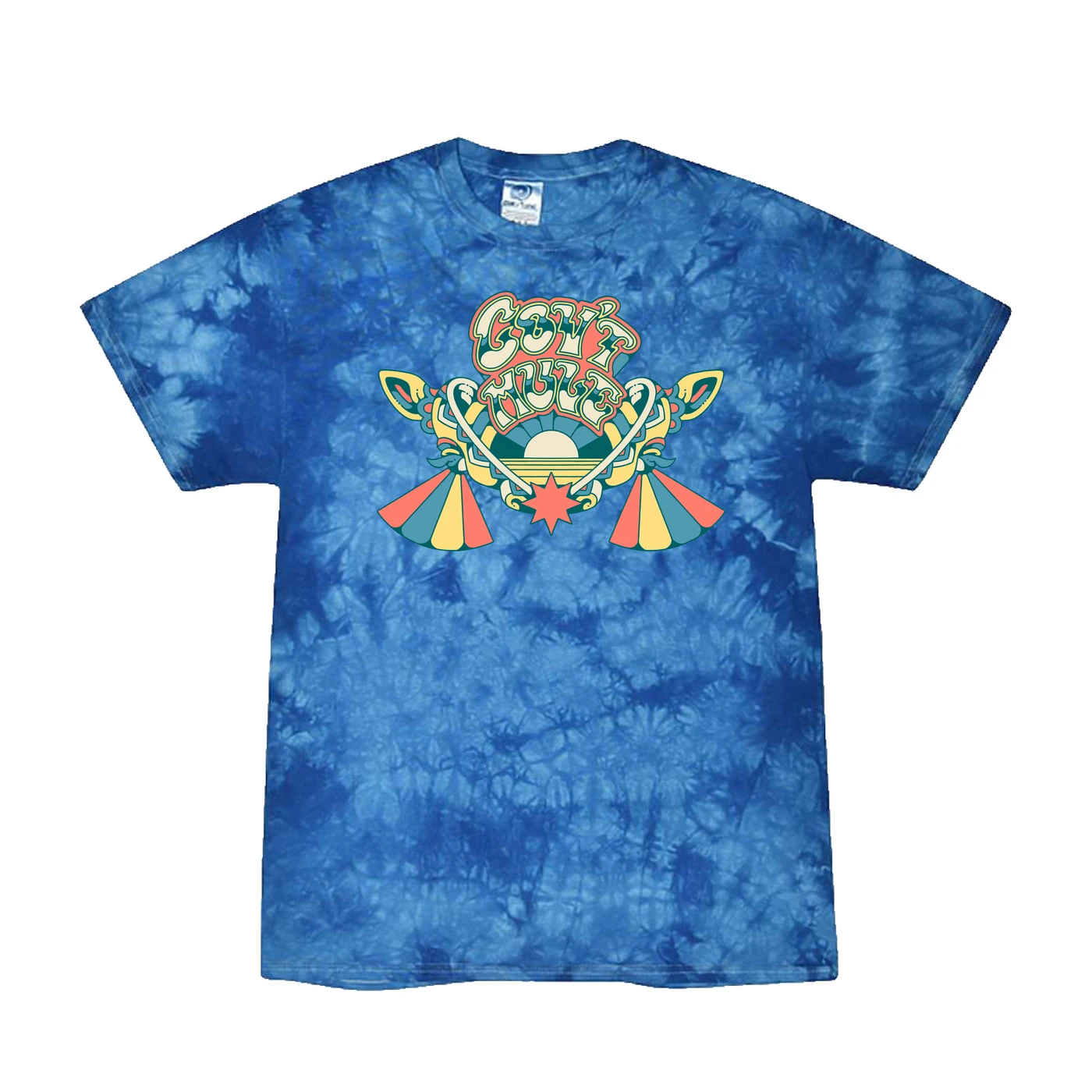 Gov't Mule SPLIT FACE TIE DYE TEE