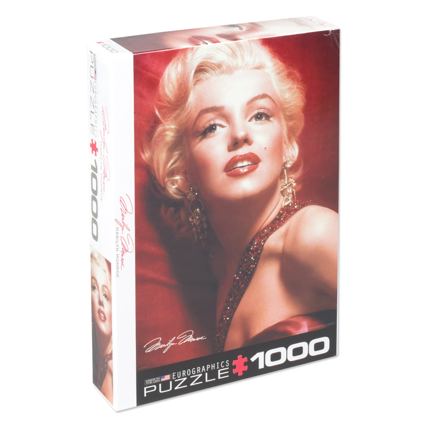 Marilyn Monroe Red Potrait 1000pc puzzle