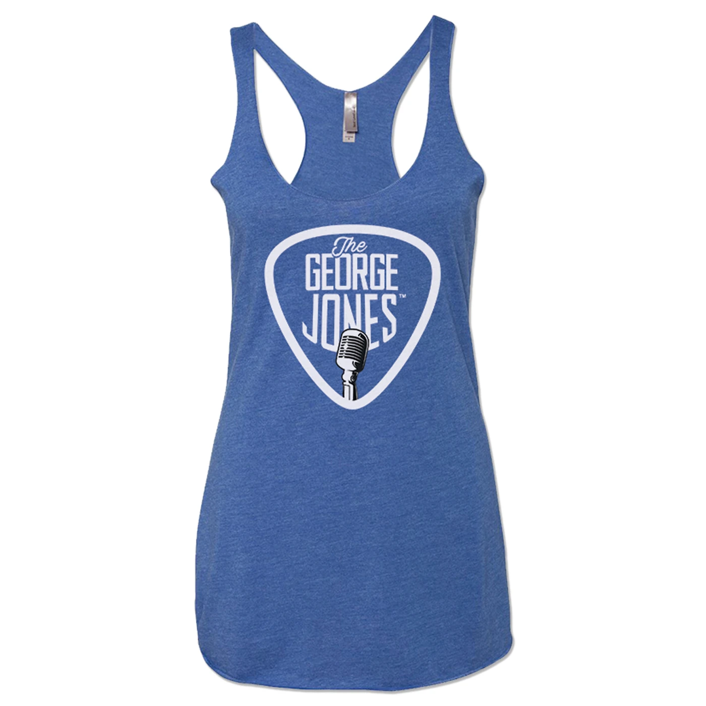 George Jones Pick and Nashville Happens Here Ladies Tank Top – Royal